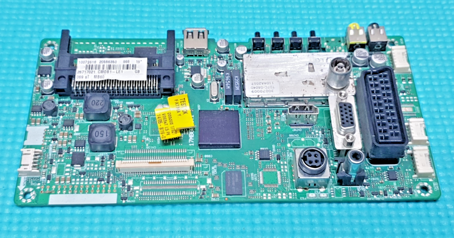 MAIN AV BOARD MB LINSAR 19LED905T 19" LED TV 26717021 20566350 SCREEN:V185B1