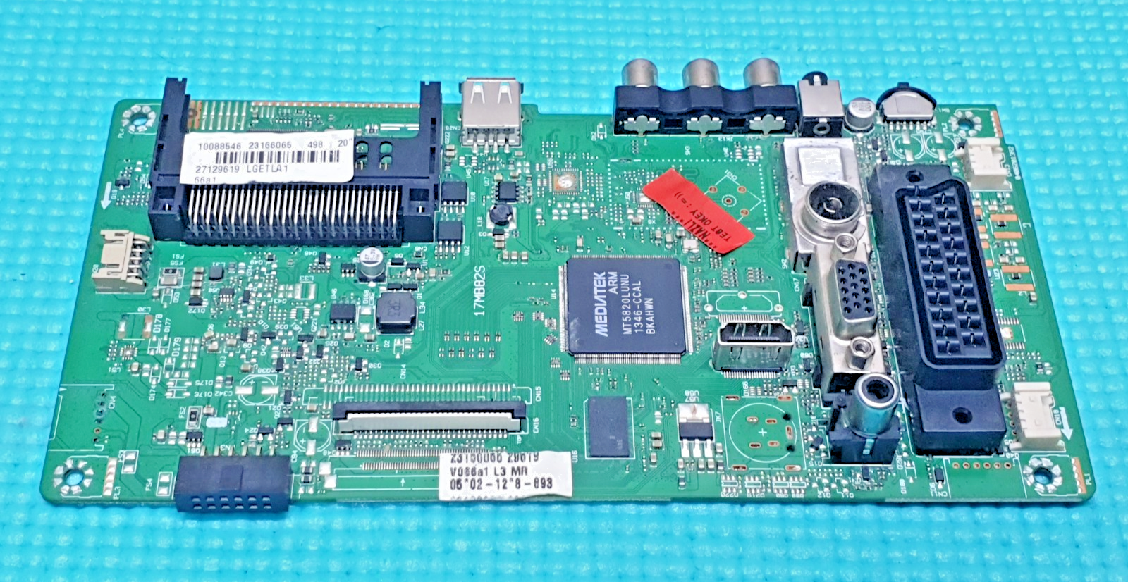 MAIN AV BOARD MB DIGIHOME 20265HDLEDDVD TV 17MB82S 23166065 SCREEN:LM195WD1