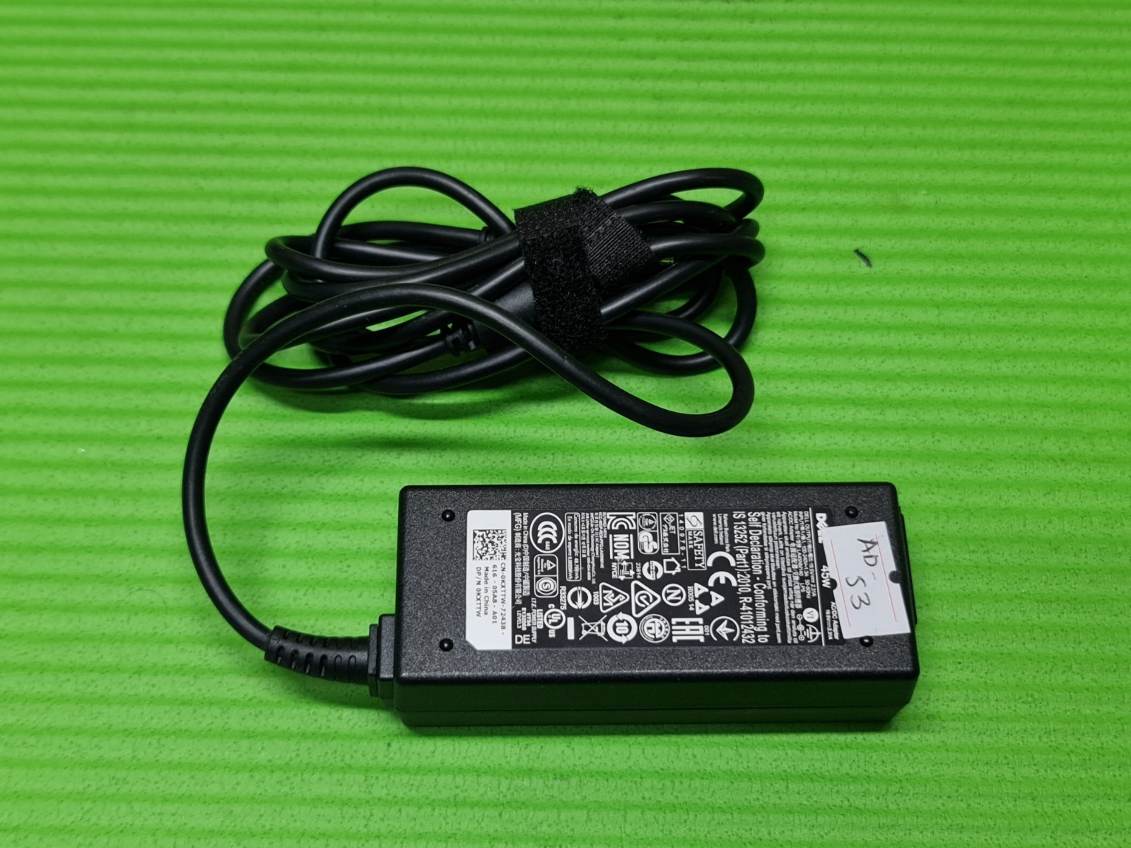 ORIGINAL GENUINE AC POWER SUPPLY CHARGER ADAPTER ROUND PIN 19.5V 2.31A 45W DELL - Image 2