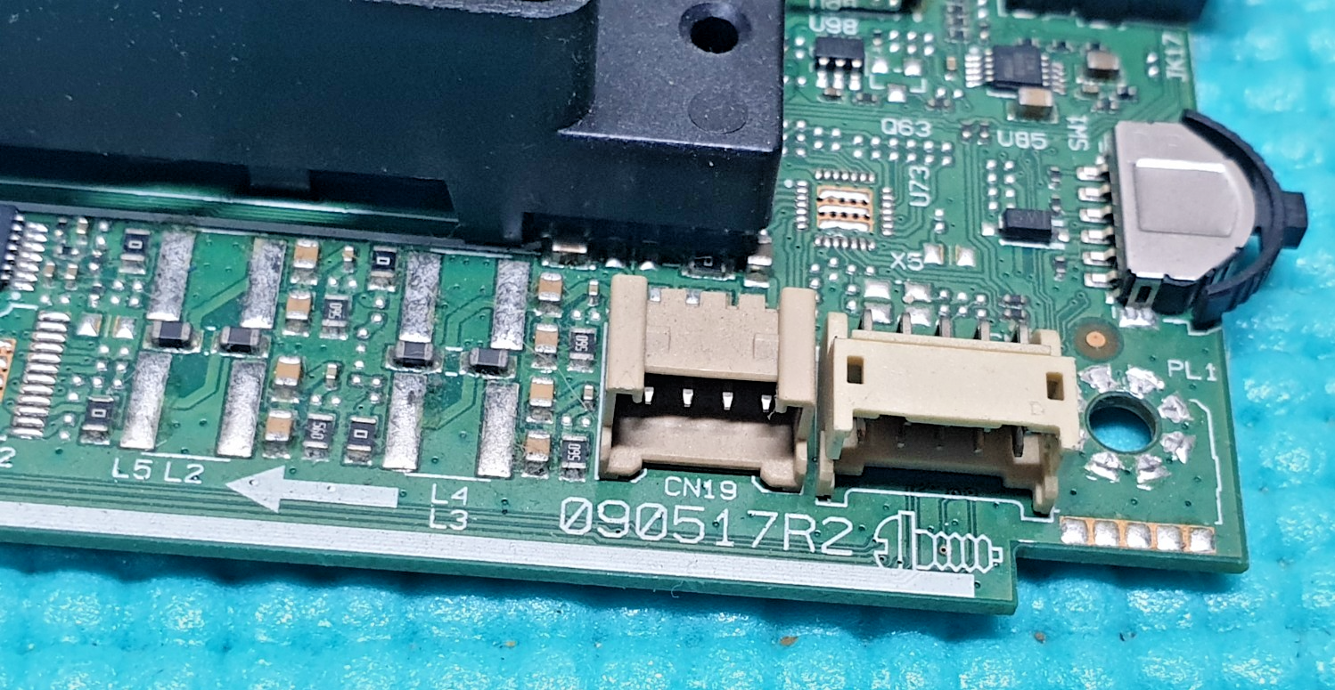 MAIN AV BOARD MB ORIGNAL TOSHIBA 24SW763DB TV 17MB110 23450279 SCREEN:V236BJ1 - Image 3
