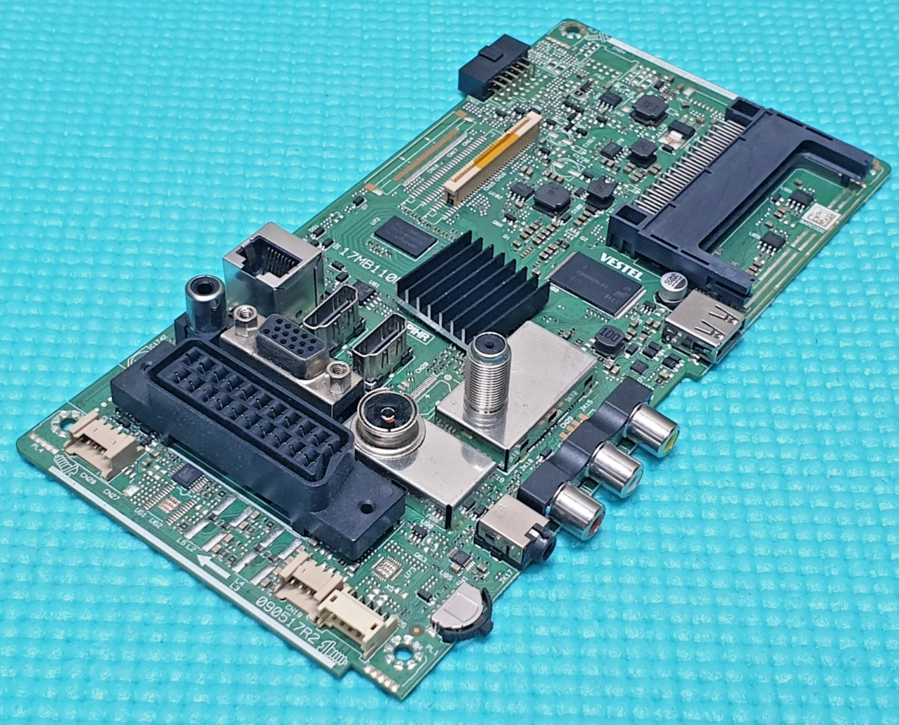 MAIN AV BOARD MB ORIGNAL TOSHIBA 24SW763DB TV 17MB110 23450279 SCREEN:V236BJ1 - Image 5