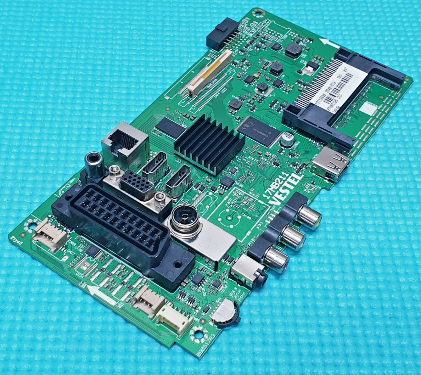 MAIN AV BOARD MB ORIGNAL JVC LT-24C660(D) LED TV 17MB211 23450279 SCREEN:V236BJ1 - Image 6
