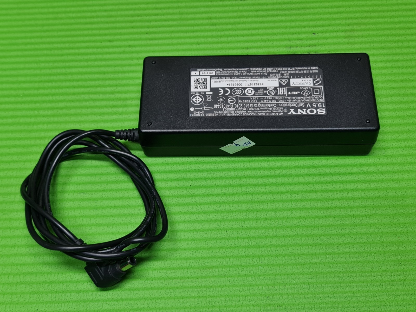 SONY ACDP-085S03 19.5V 4.36A 85W POWER ADAPTOR CHARGER FR SONY BRAVIA TV GENUINE - Image 4