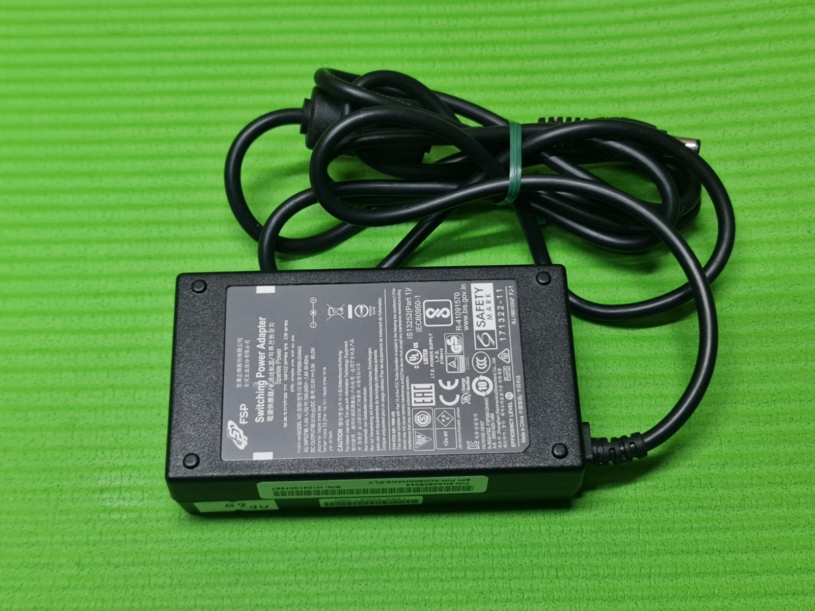 FSP POWER SUPPLY ADAPTOR PSU FSP060-DHAN3 12V 5A 60W PSU ROUND PLUG ROUND BARREL - Image 2
