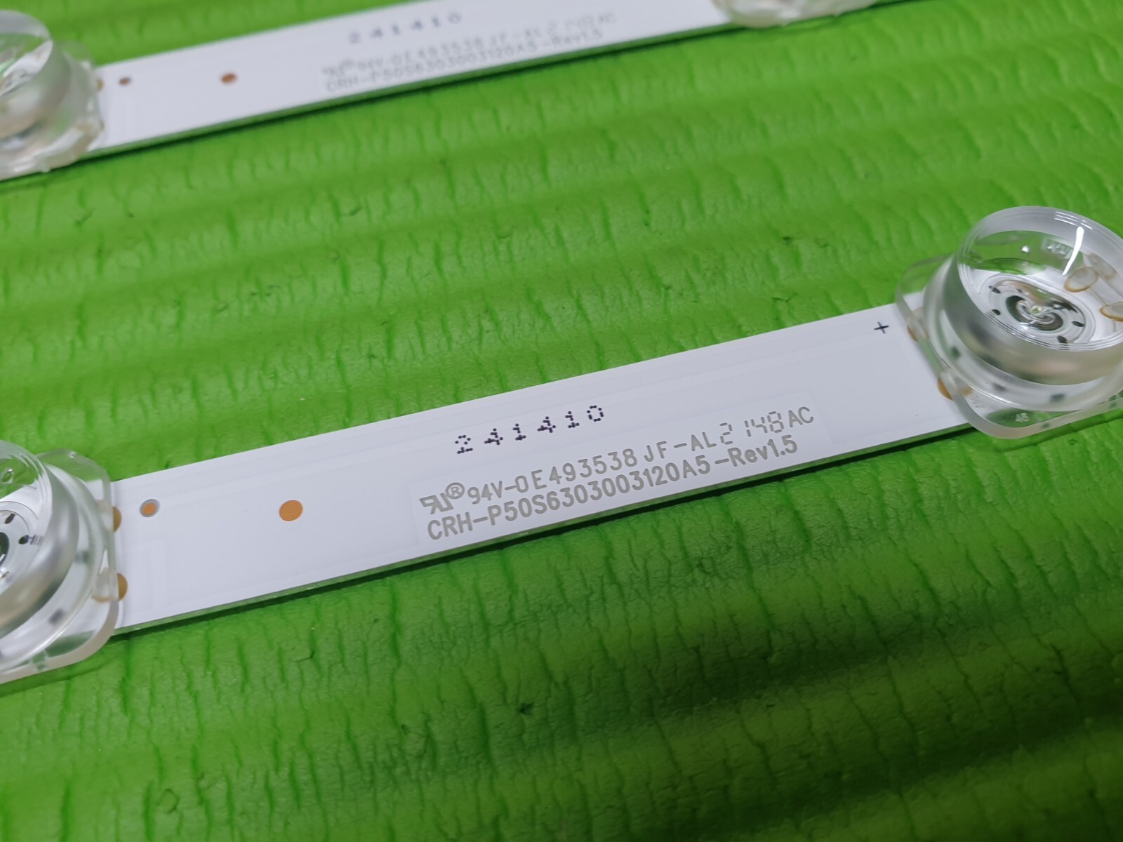 FULL LED BACK LIGHT ARRAY SET SAMSUNG UE50AU7100K TV CRH-P50S6303003120A5-REV1.5 - Image 4