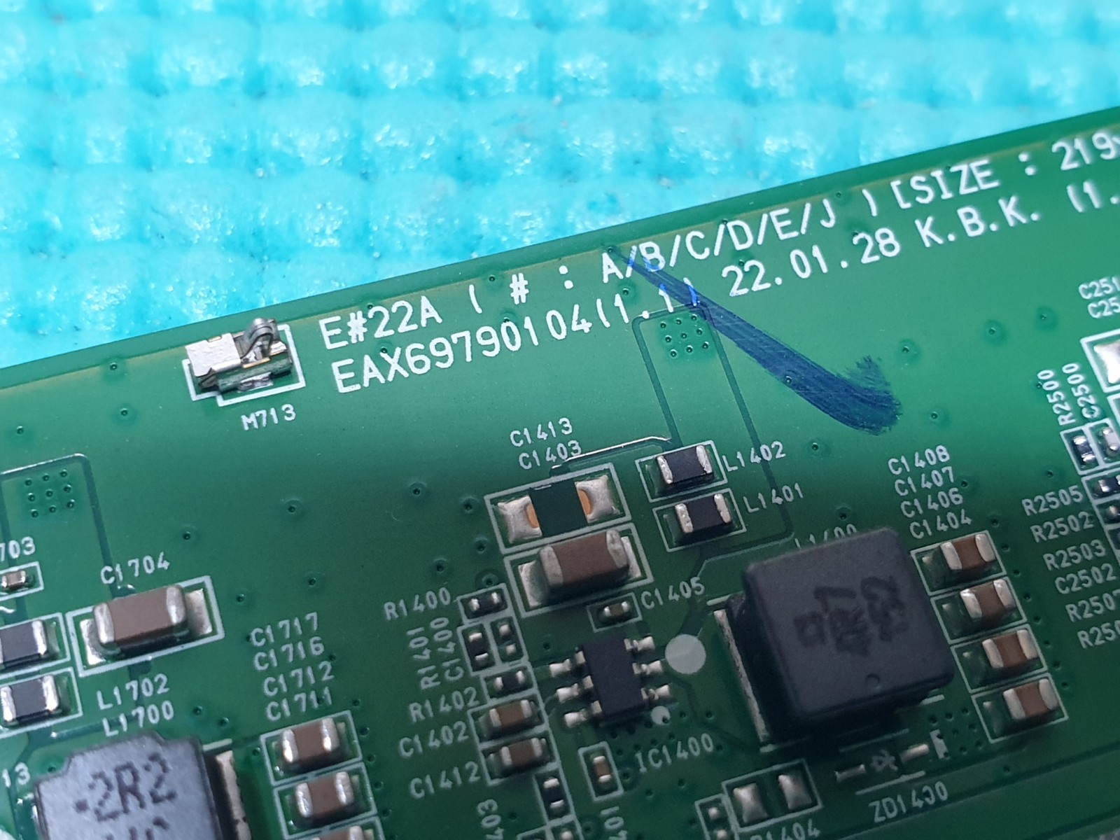 MAIN AV BOARD MB LG OLED48A26LA TV EAX69790104 (1.1) EBT67179122 SCREEN:LC480AQY - Image 2