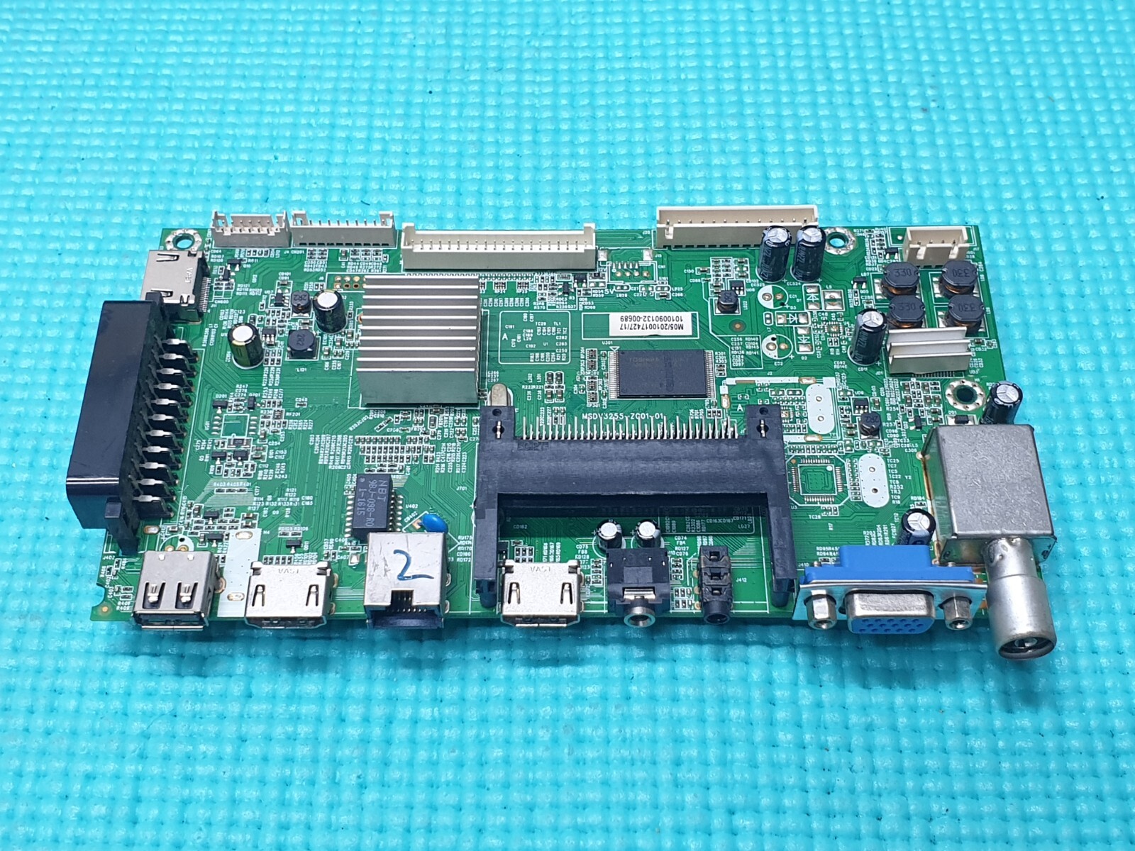 MAIN BOARD MB JVC LT-42C550 LED TV MSDV3255-ZC01-01 1010090132 SCREEN:V420HJ2