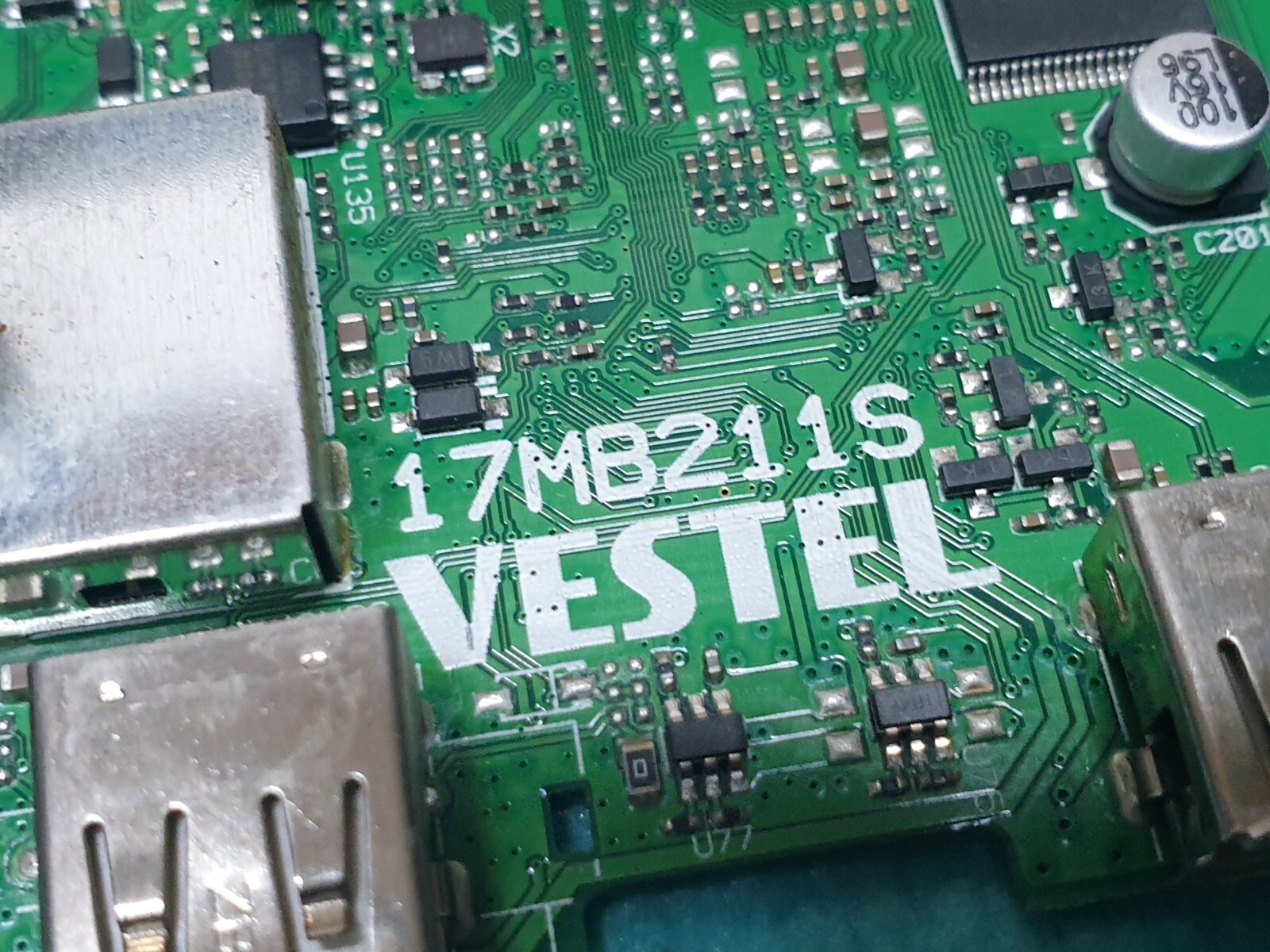 MAIN AV BOARD MB TOSHIBA 39L3863DB TV VESTEL 17MB211S 23590610 SCREEN:T390HV06 - Image 2