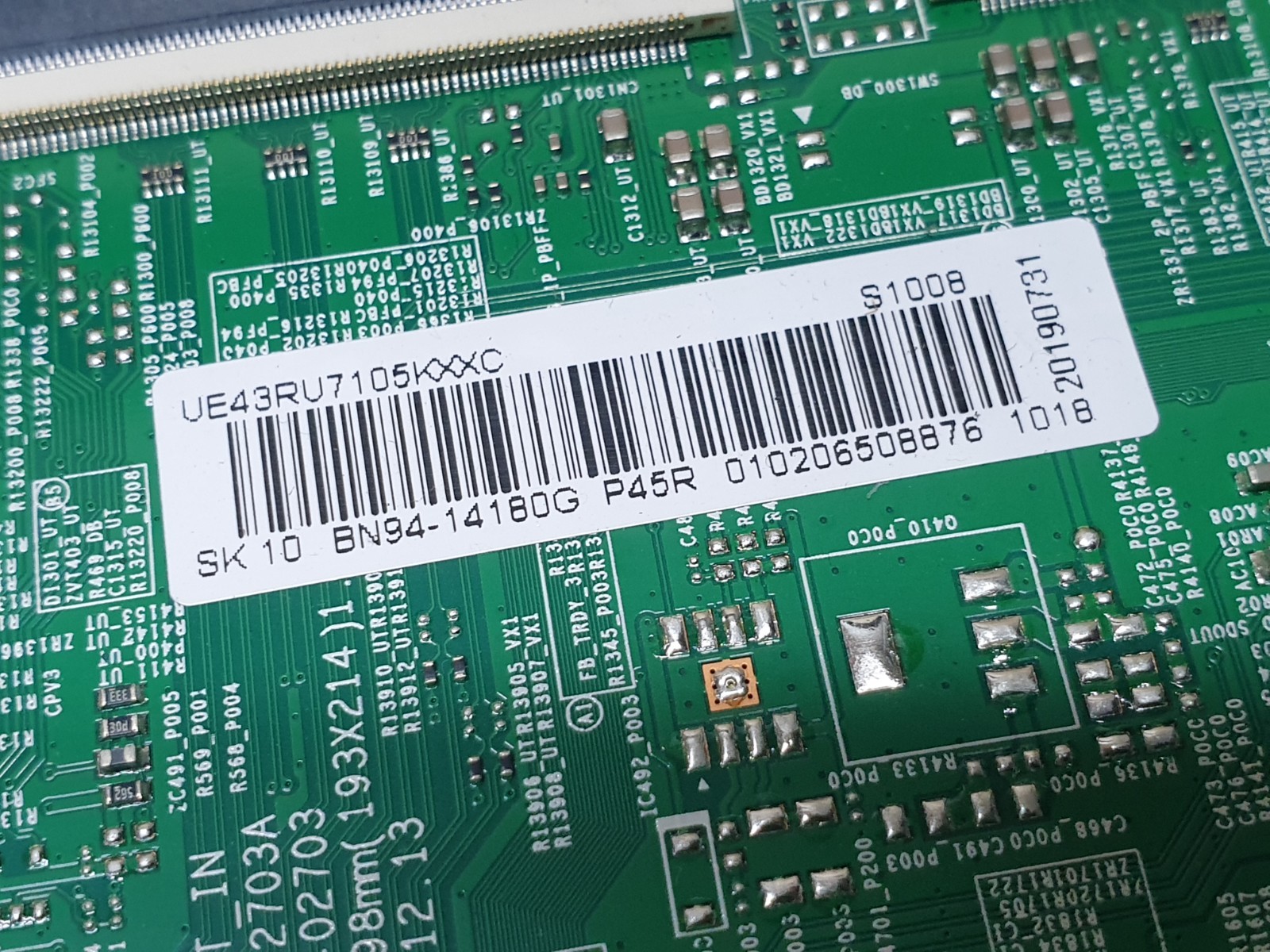MAIN AV BOARD MB SAMSUNG UE43RU7100K TV BN41-02703A BN94-14180G SCREEN:ST4251D01 - Image 3