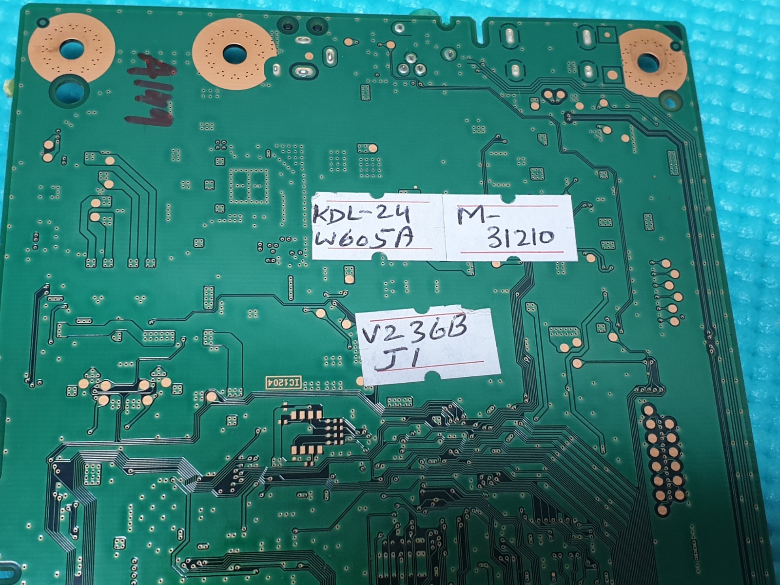 MAIN AV BOARD MB SONY KDL-24W605A LED TV 1-888-390-12 (173427812) SCREEN:V236BJ1 - Image 6