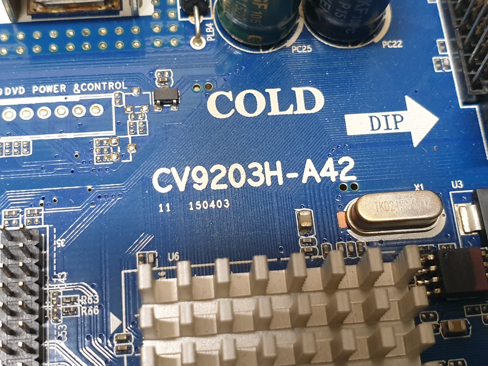 MAIN AV BOARD MB CELLO C32227DVB-LED TV CV9203H-A42 SNCB06 15 SCREEN:ST3151A04-8 - Image 2