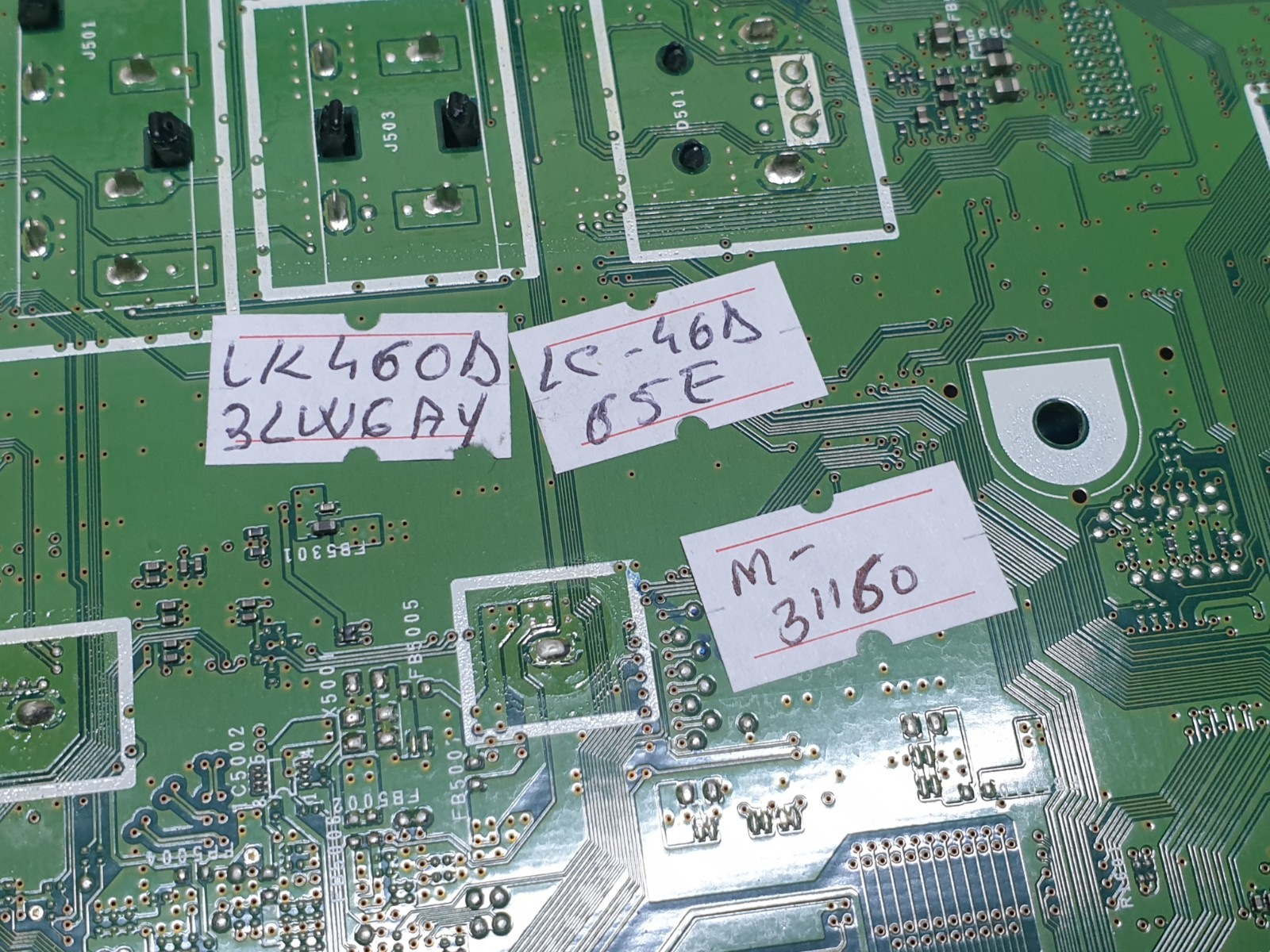 MAIN AV BOARD MB SHARP LC-46D65E TV KE685WE05 DUNTKE685WE SCREEN:LK460D3LW6AY - Image 4
