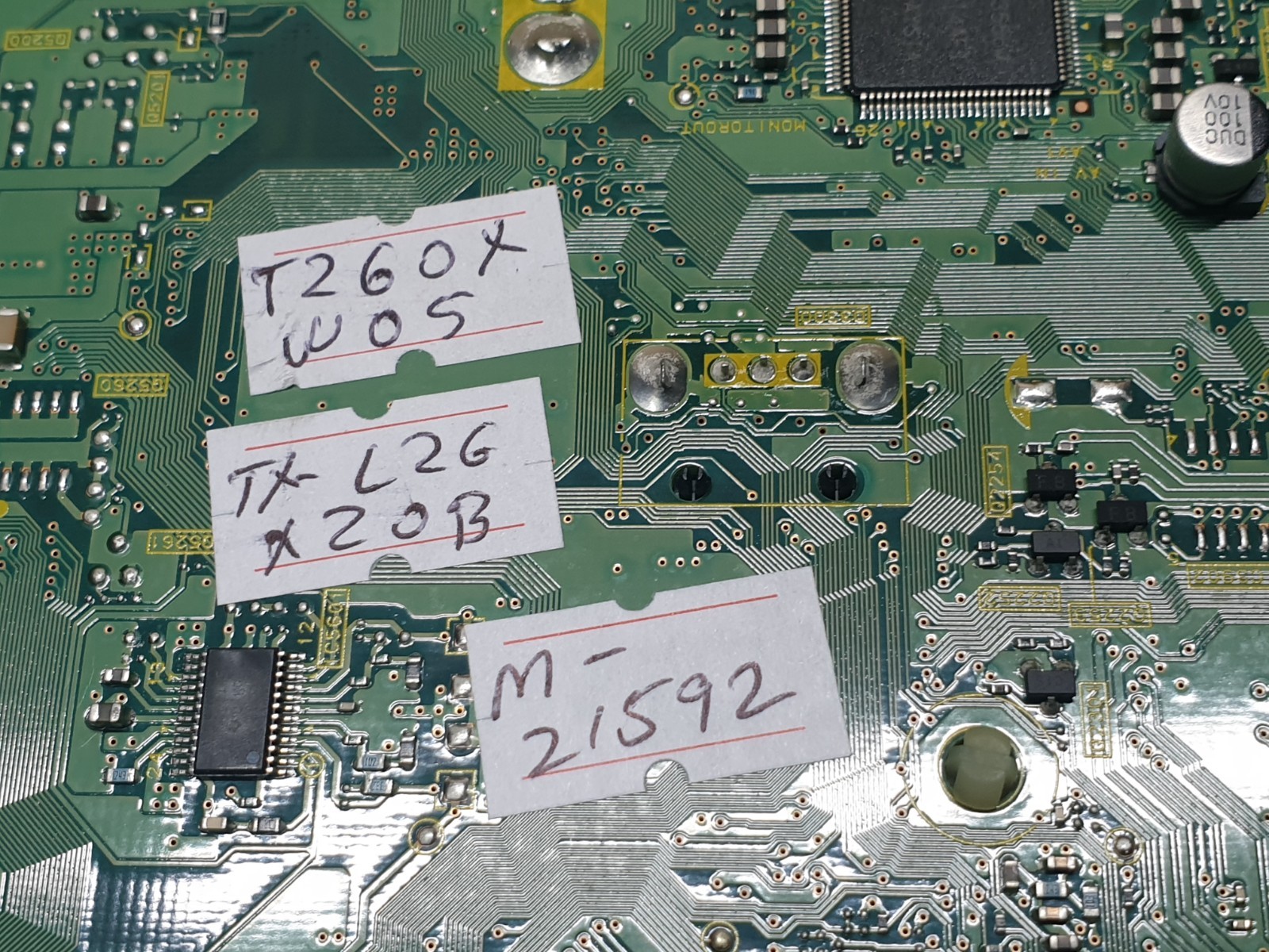 MAIN AV BOARD MB PANASONIC TX-L26X20B 26" LCD TV TNP0EA017 9A SCREEN:T260XW05 - Image 4