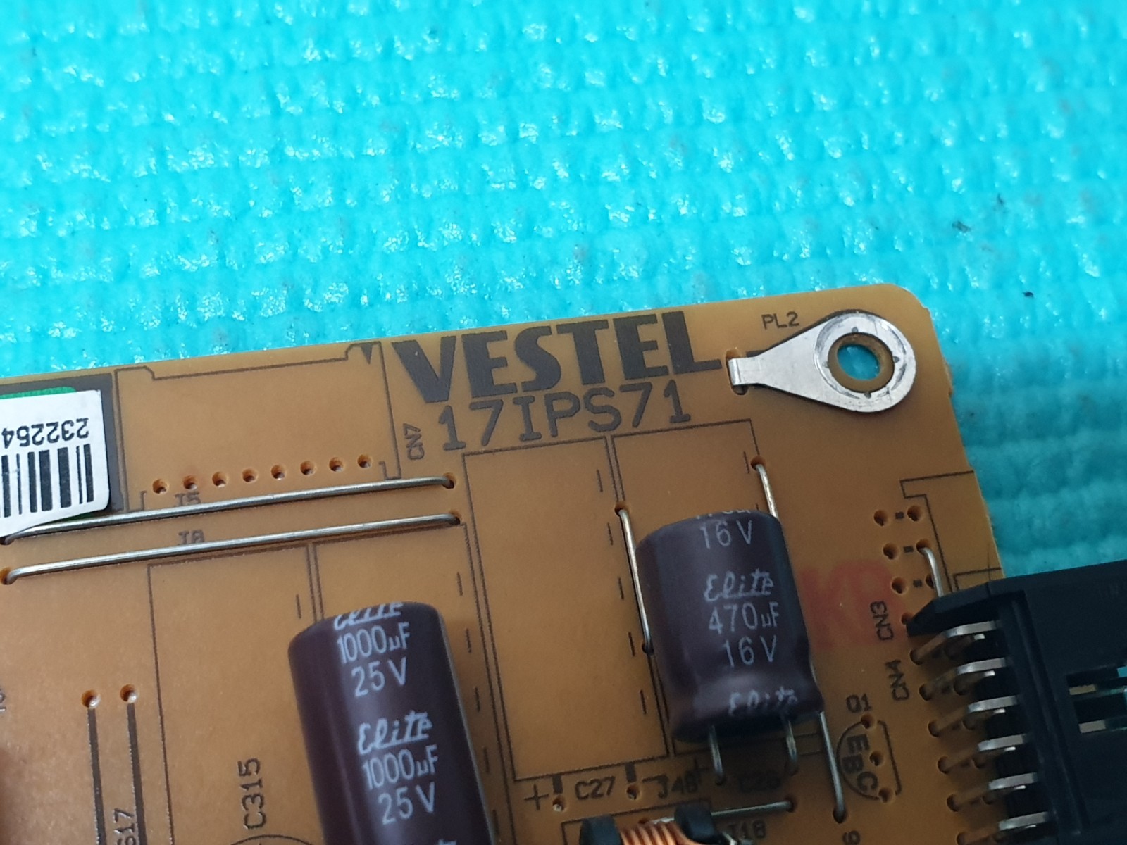 POWER SUPPLY PSU FOR TOSHIBA 40L1533DB 40" LED TV VESTEL 17IPS71 23225486 - Image 2