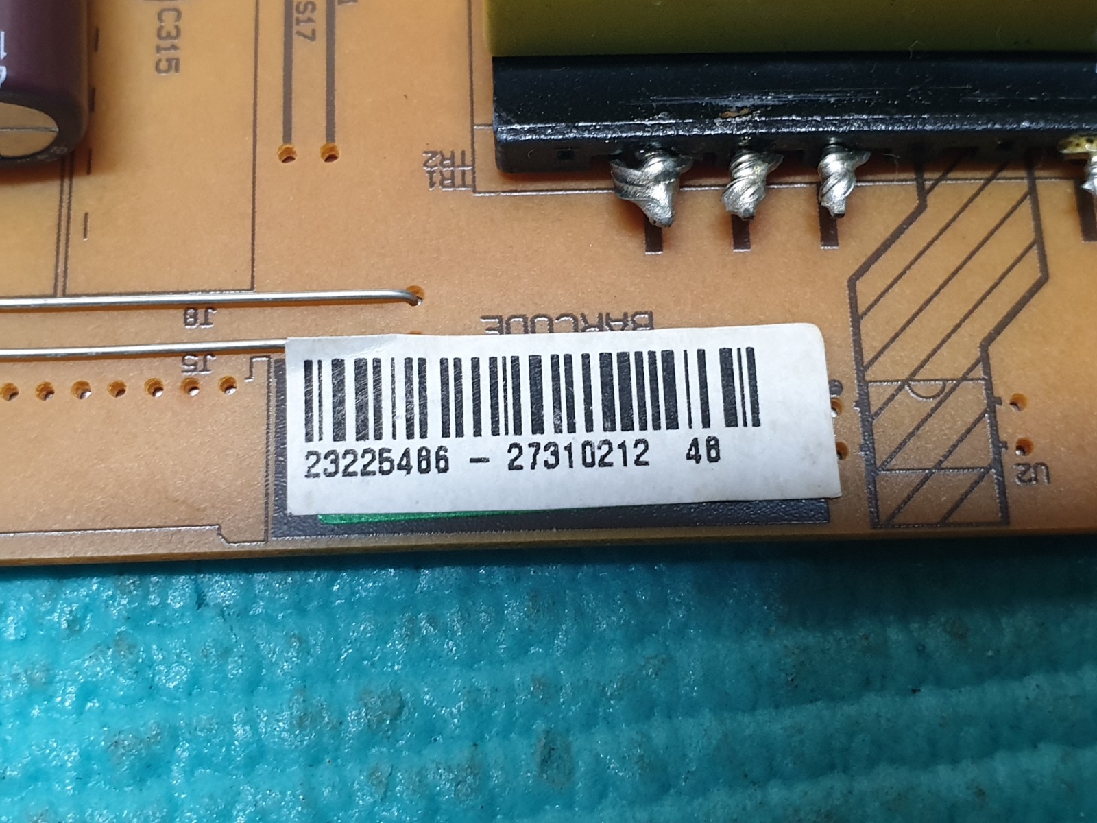 POWER SUPPLY PSU FOR TOSHIBA 40L1533DB 40" LED TV VESTEL 17IPS71 23225486 - Image 3