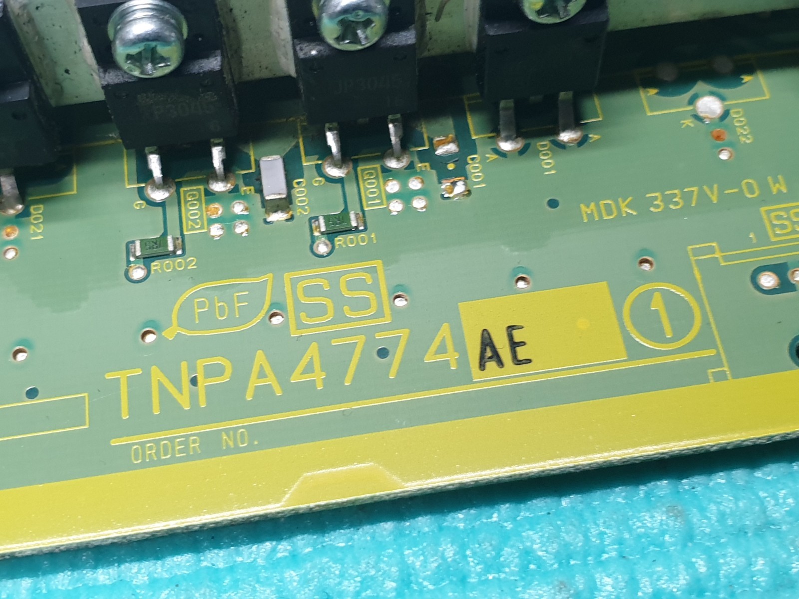 XSUS X-MAIN BOARD PANASONIC TX-P42C10B 42" PLASMA TV TNPA4774 AE 1 TXNSS11UBU42 - Image 2