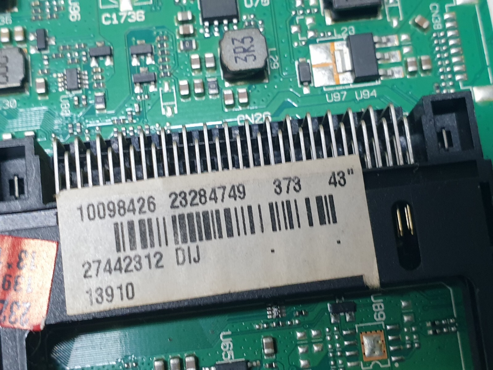 MAIN AV BOARD MB HITACHI 42HBT42UK 42" LED TV 17MB97 23284749 SCREEN:LC430DUX - Image 3