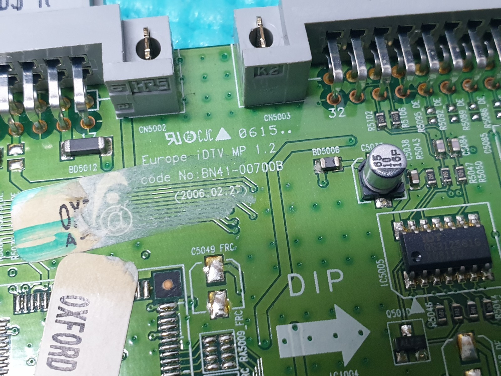 MAIN BOARD MB SAMSUNG LE32R74BD LCD TV BN41-00700B BN94-01001B SCREEN:T315XW02 - Image 2