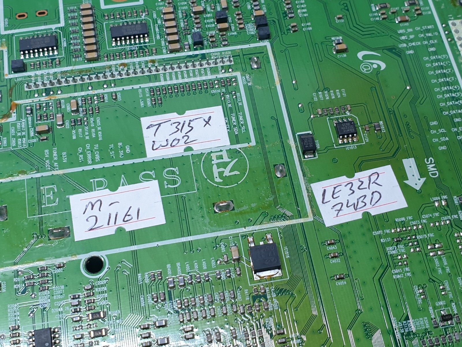 MAIN BOARD MB SAMSUNG LE32R74BD LCD TV BN41-00700B BN94-01001B SCREEN:T315XW02 - Image 5