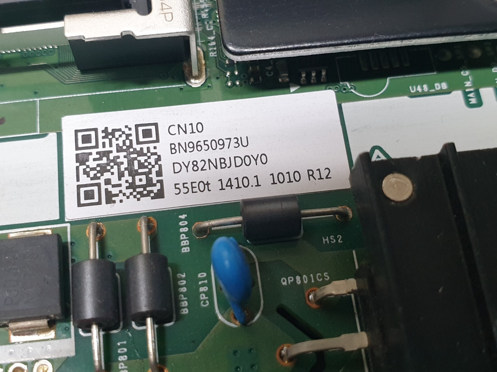 MAIN BOARD SAMSUNG UE55TU7100K TV BN96-50973U KANT-SU2_6900_5055 SCR:LSF550FW13 - Image 3