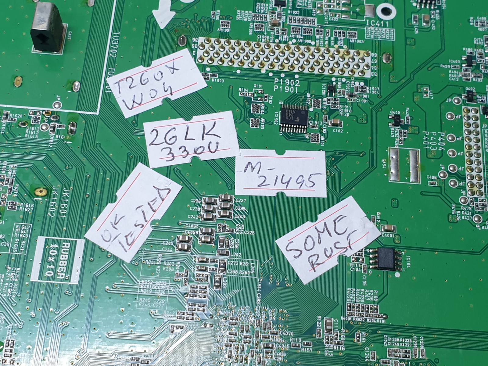 MAIN AV BOARD MB LG 26LK330 26" TV EAX64272802(0) EBT61797136 SCREEN:T260XW04 - Image 5