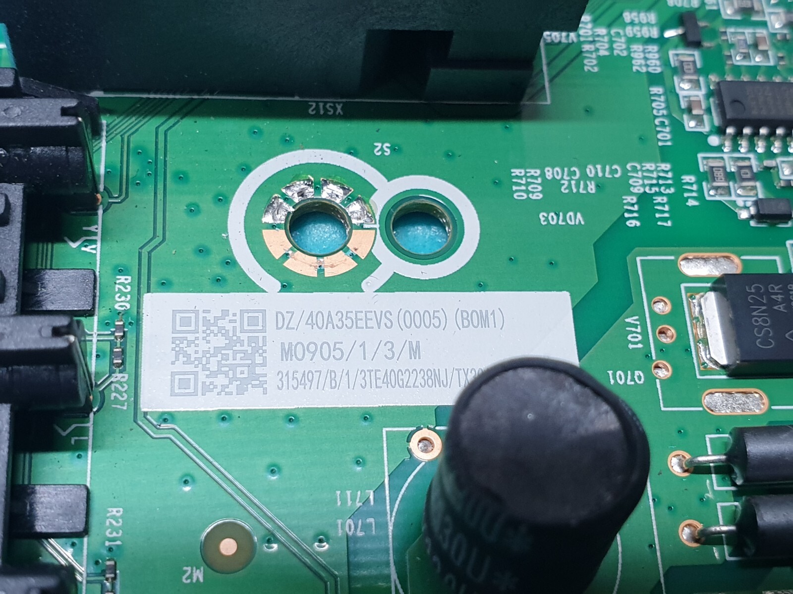 MAIN AV BOARD MB HISENSE 40A4EGTUK 40" LED TV RSAG7.820.11832/ROH SCREEN:V400HJ9 - Image 3
