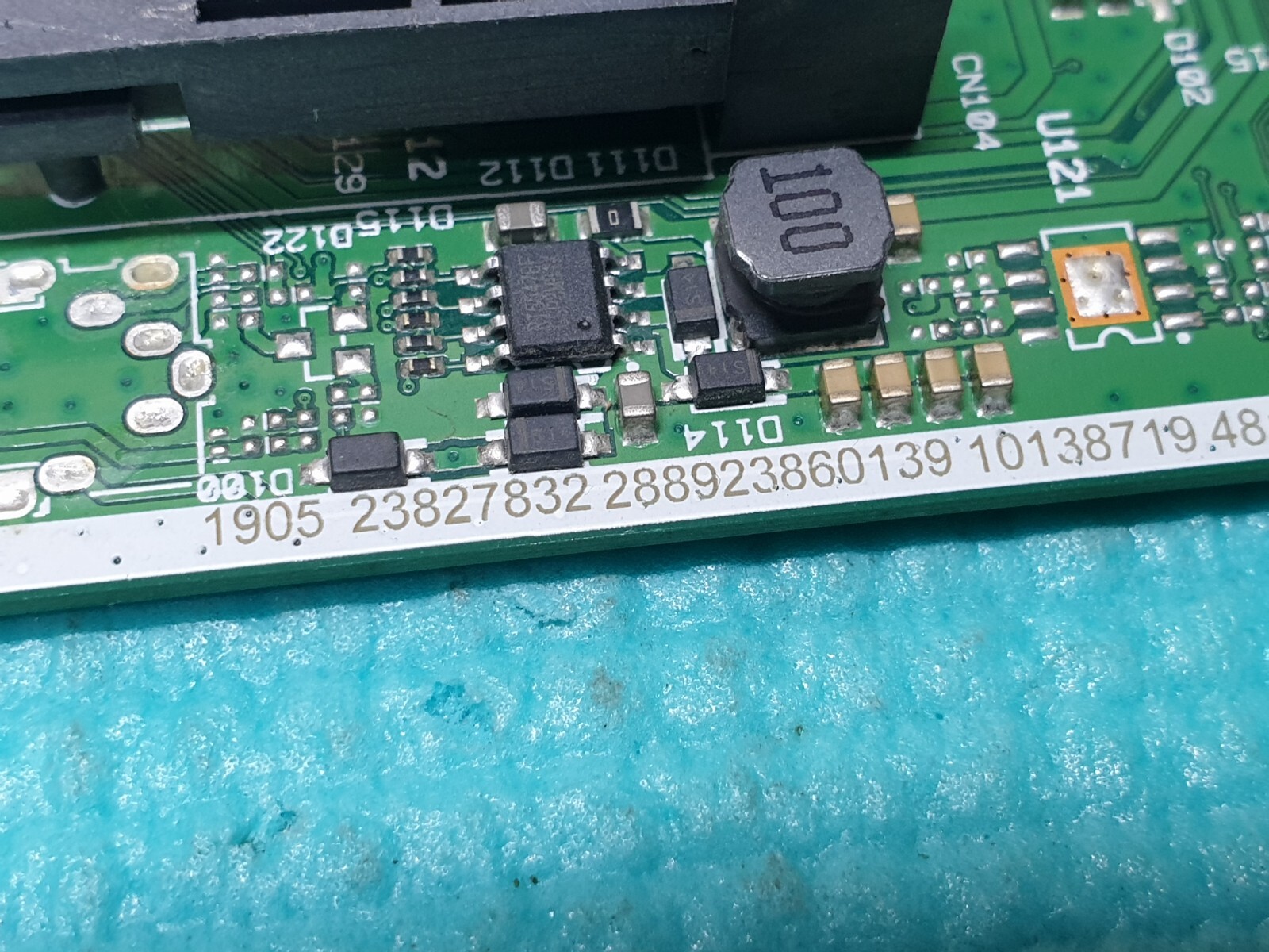 MAIN AV BOARD MB TOSHIBA 55UK3C63DB TV VESTEL 17MB180E 23827832 SCREEN:HV550QUB - Image 3
