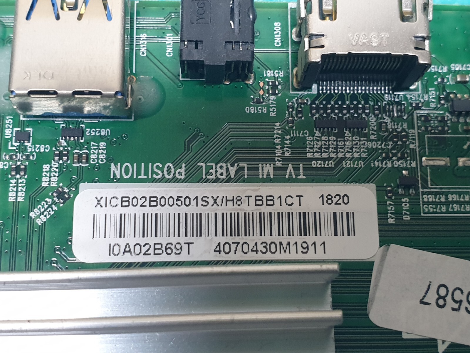 MAIN BOARD MB PHILIPS 43PUS7303/12 LED TV 715G8579-MOC-B01-005K SCREEN:T430QVN03 - Image 4