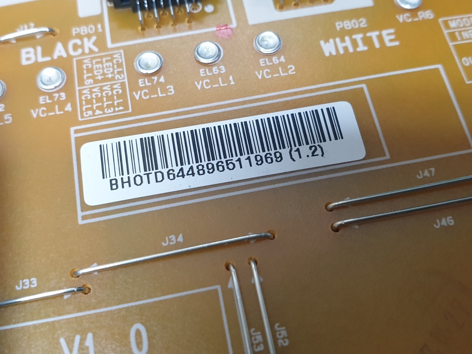POWER SUPPLY BOARD PSU FOR LG 55SJ850V TV EAX67133101 (1.5) EAY64489651 REV 1.0 - Image 3