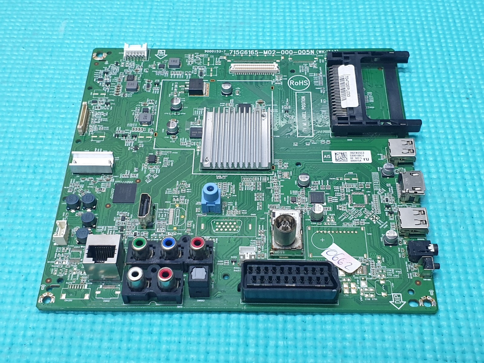 MAIN BOARD MB PHILIPS 32PHT4509/12 LED TV 715G6165-M02-000-005N SCREEN:LC320DXJ