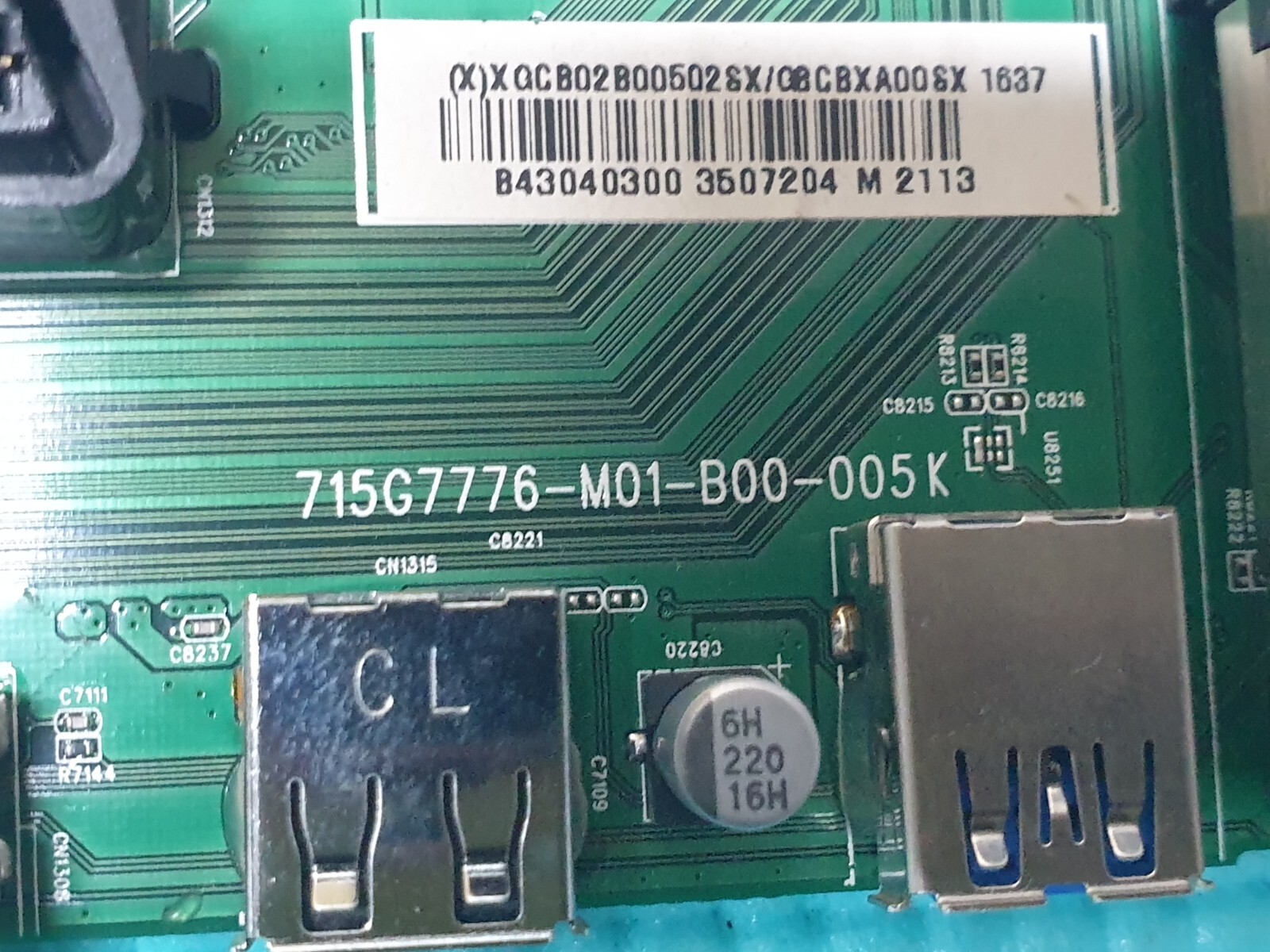 MAIN BOARD MB PHILIPS 55PUS6401/12 LED TV 715G7776-M01-B00-005K SCREEN:HV550QUB - Image 2