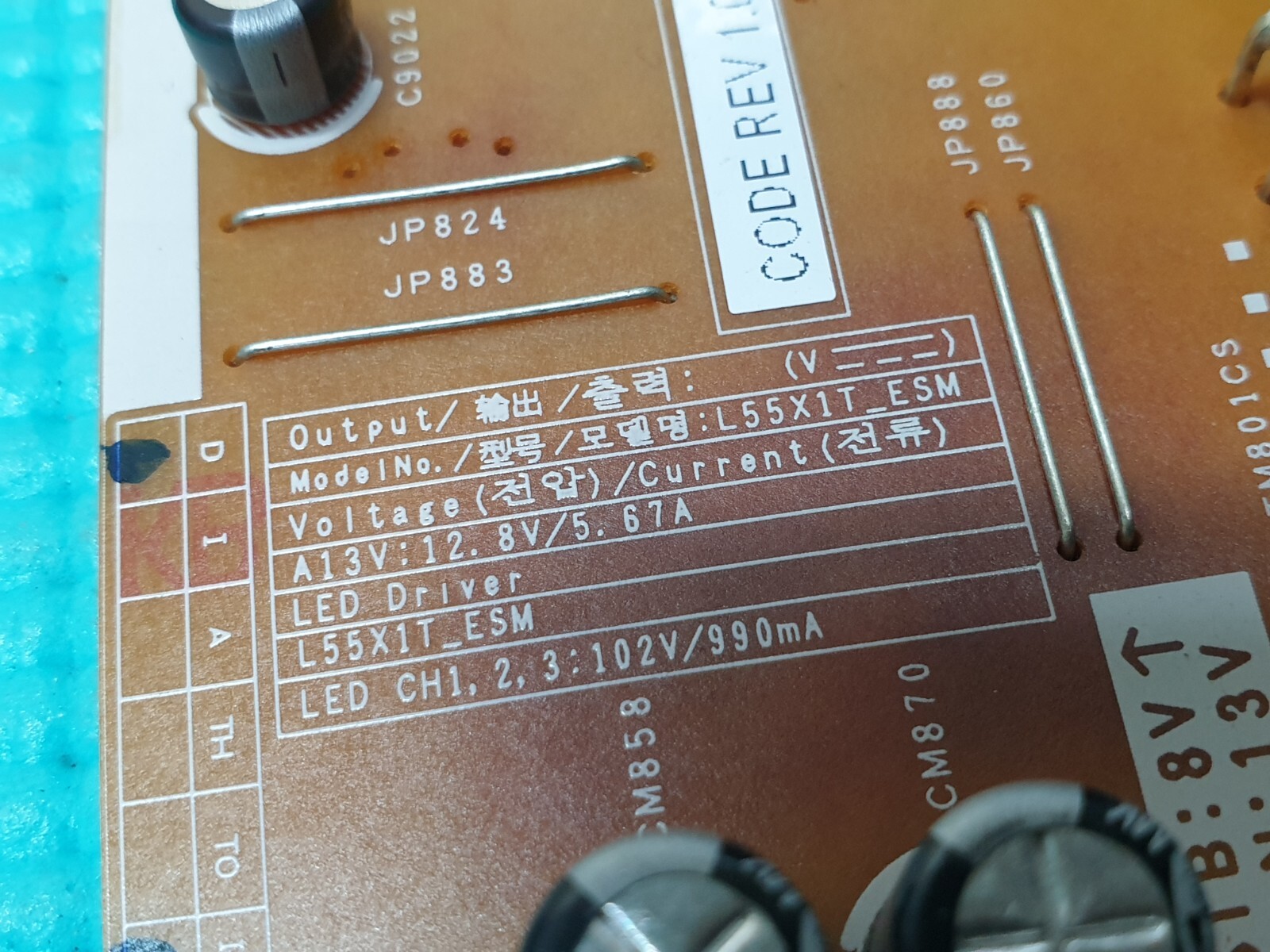 POWER SUPPLY PSU SAMSUNG UE50H6400AK LED TV BN44-00711A PSLF171X06A L55X1T_ESM - Image 3