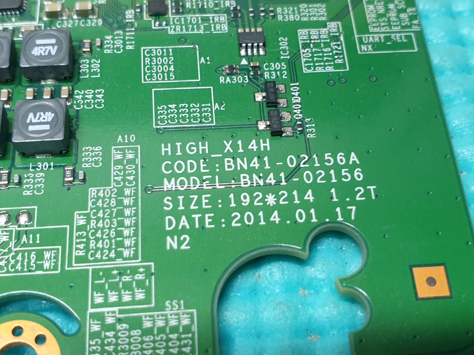 MAIN AV BOARD MB SAMSUNG UE32H5500AK TV BN41-02156 BN94-07369C SCREEN:T320HVF05 - Image 2