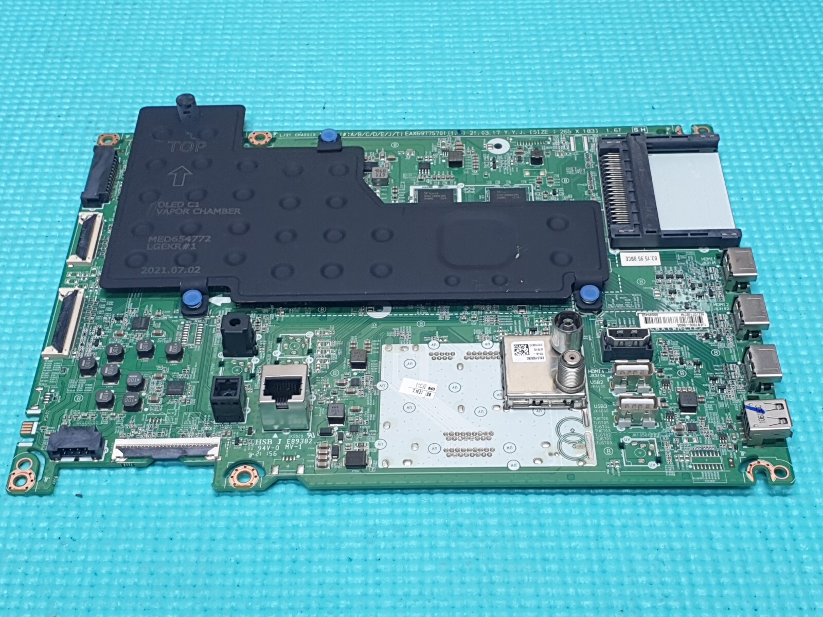 MAIN BOARD MB LG OLED55C14LB 55" TV EAX69775701(1.1) EBT66645402 SCREEN:AC550AQL