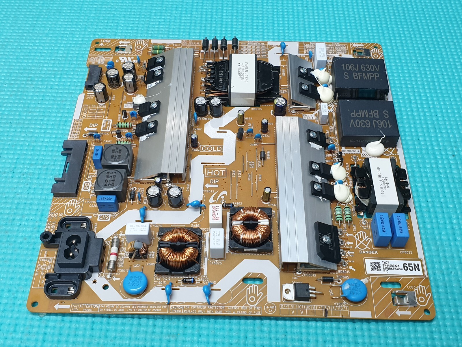 POWER SUPPLY BOARD FOR SAMSUNG UE65NU7100K UE65NU7400K TV BN44-00932A L65E6NHS