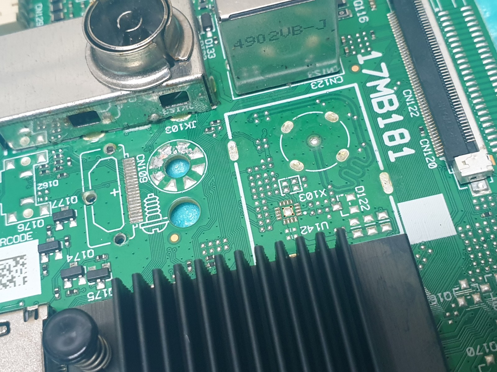 MAIN AV BOARD MB BUSH 43FT24CA LED TV VESTEL 17MB181 23978395 SCREEN:PT430CT05 - Image 4