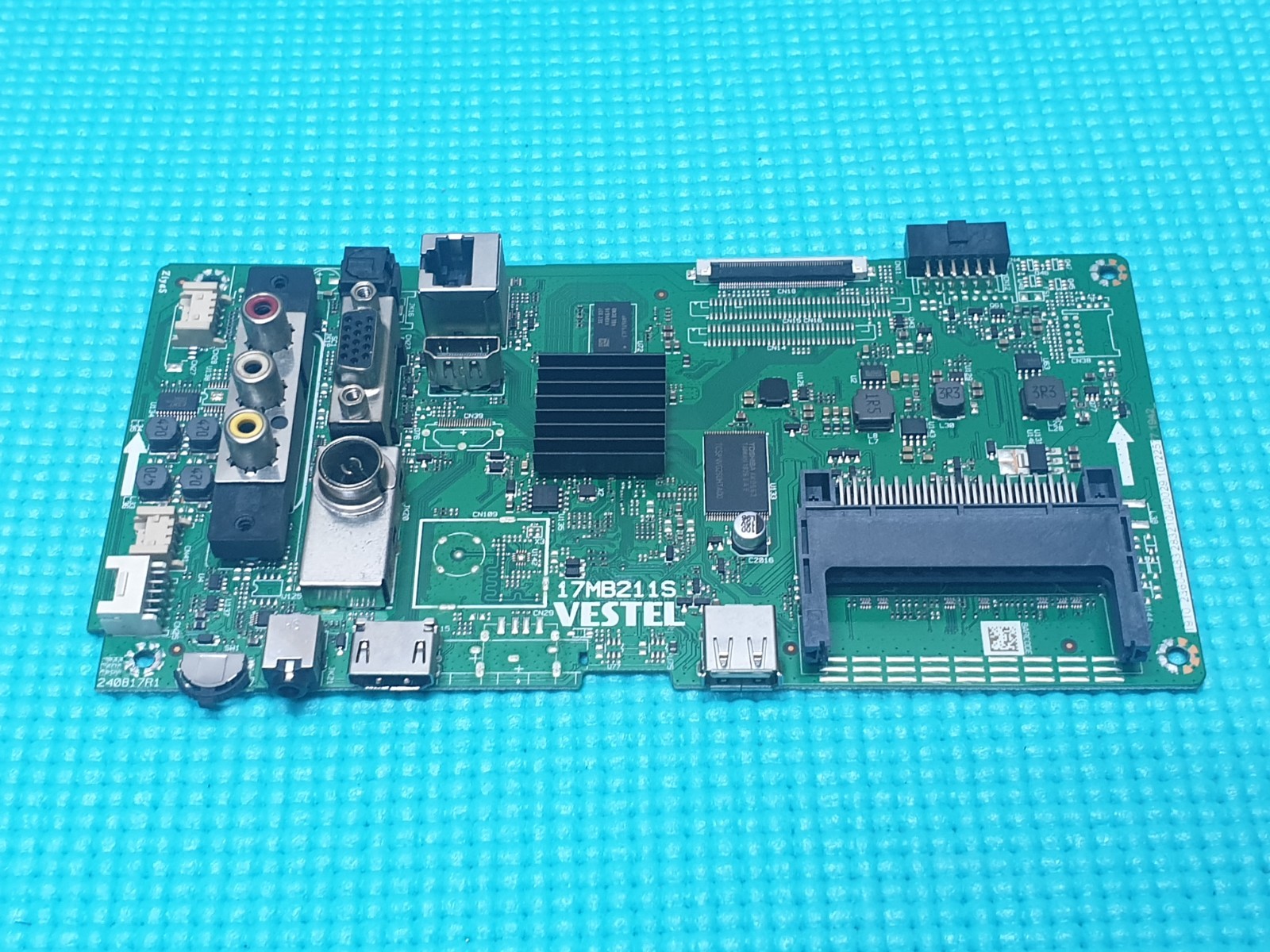 MAIN AV BOARD MB POLAROID P43FPA0119A LED TV 17MB211S 23604483 SCREEN:T430HVN01