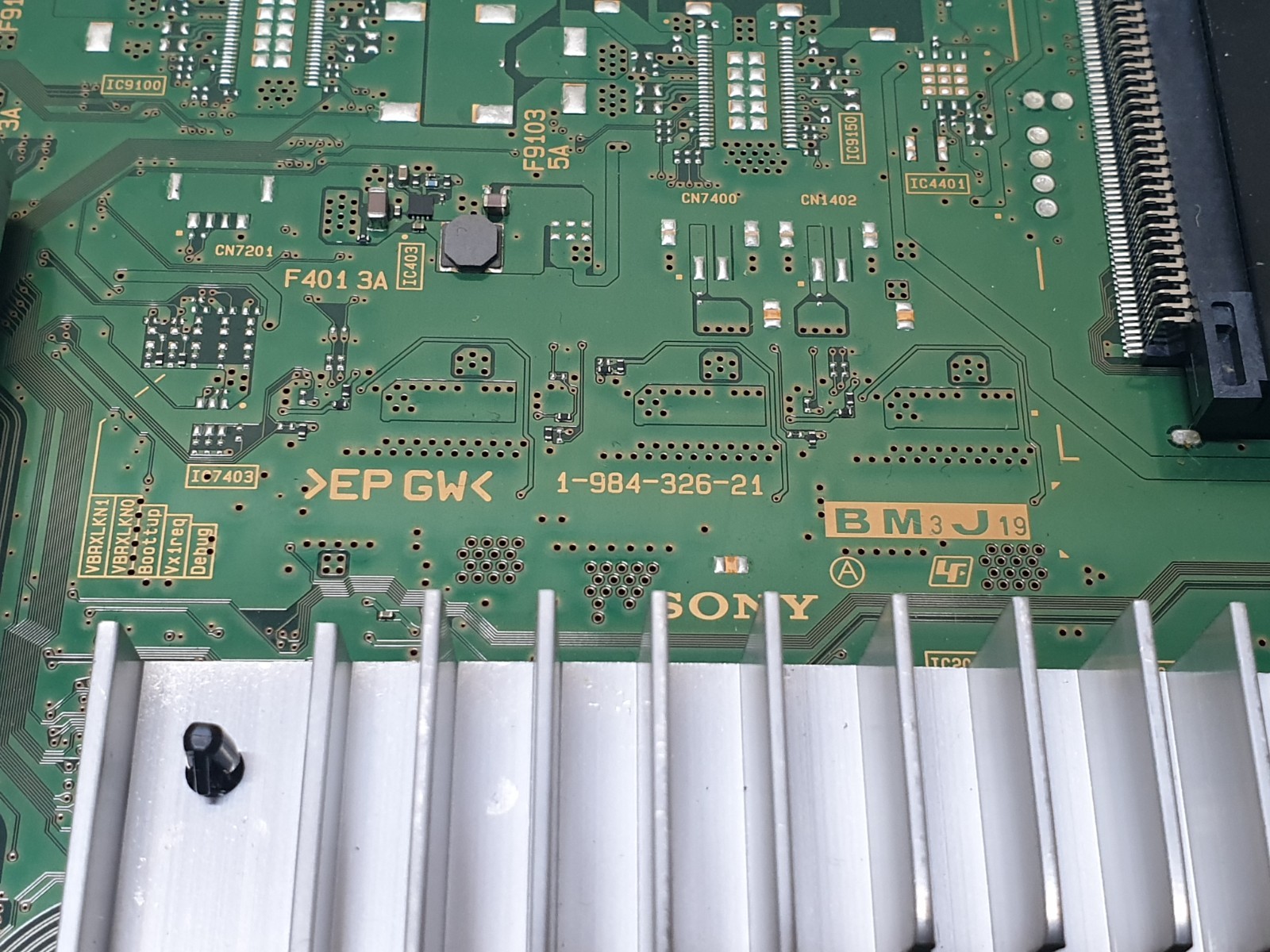MAIN BOARD MB SONY KD-49XH9505 LED TV YA03080AA 1-984-326-21 SCREEN:LSY490FF02 - Image 3