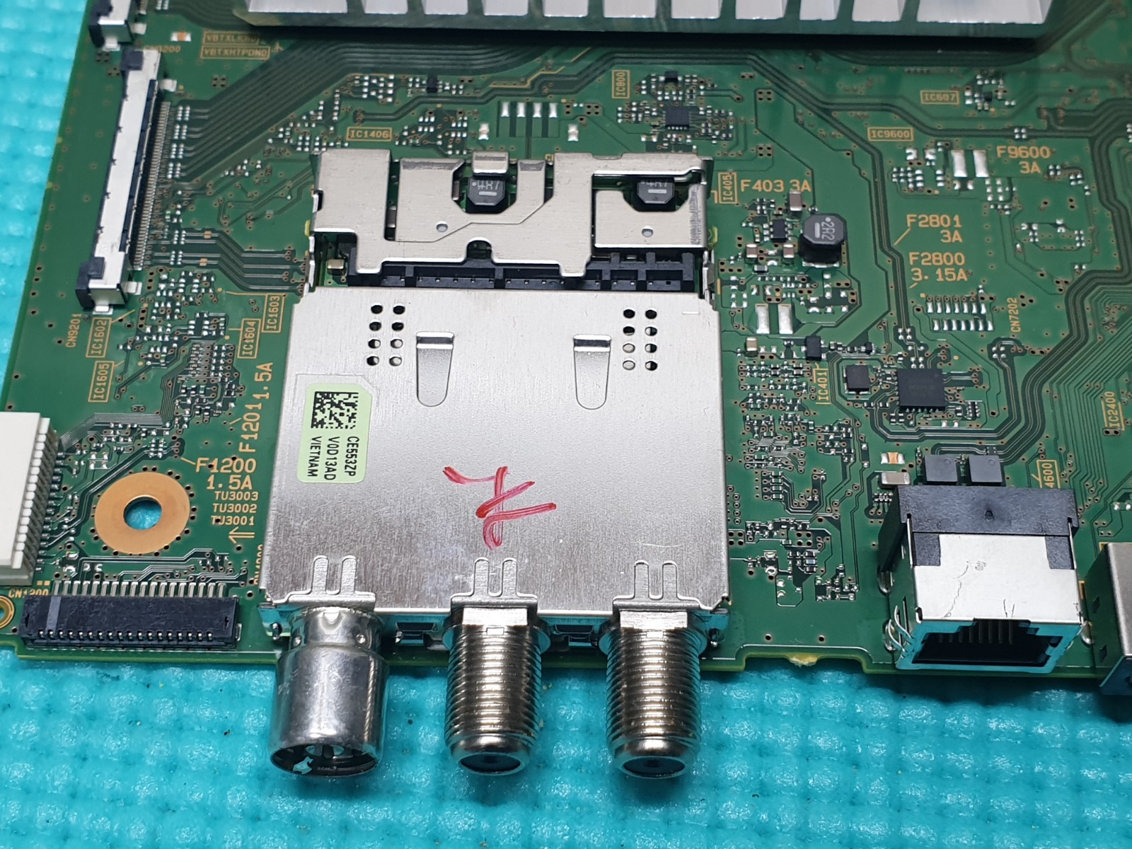MAIN BOARD MB SONY KD-49XH9505 LED TV YA03080AA 1-984-326-21 SCREEN:LSY490FF02 - Image 4