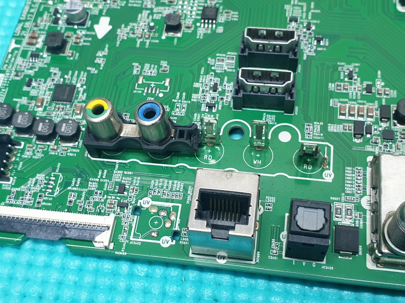 MAIN AV BOARD MB LG 43LM6300PLA LED TV EAX68167603 EBT66120467 SCREEN:PT430CT02 - Image 2