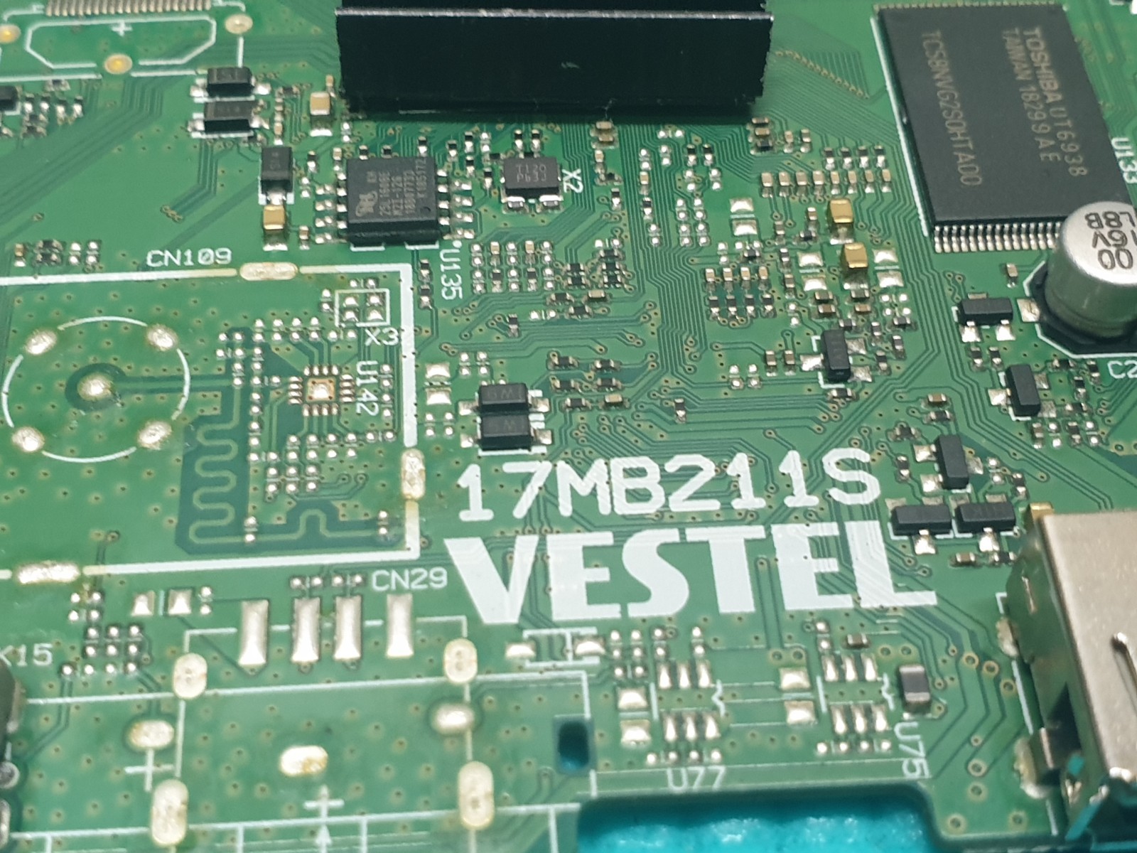 MAIN AV BOARD MB BUSH DLED49FHDS 49" LED TV 17MB211S 23538078 SCREEN:LSC490HN02 - Image 2