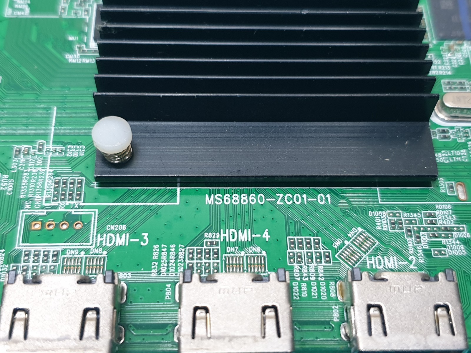 MAIN AV BOARD MB JVC LT-55CA890 55" LED TV MS68860-ZC01-01 SCREEN:LSC550FN11 - Image 9