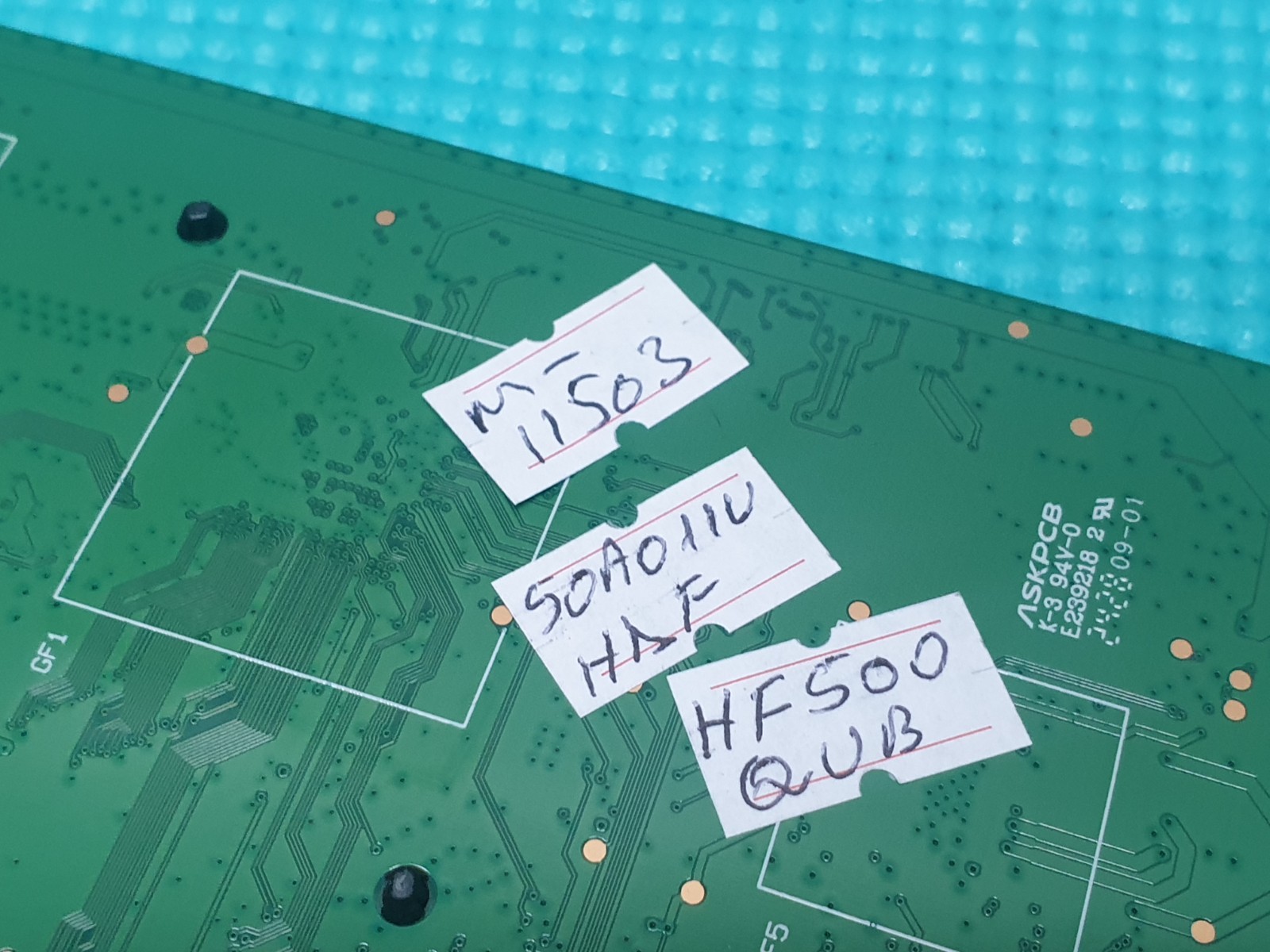 MAIN AV BOARD MB TECHWOOD 50A011UHDF LED TV 17MB180Y 23991826 SCREEN:HF500QUB - Image 4