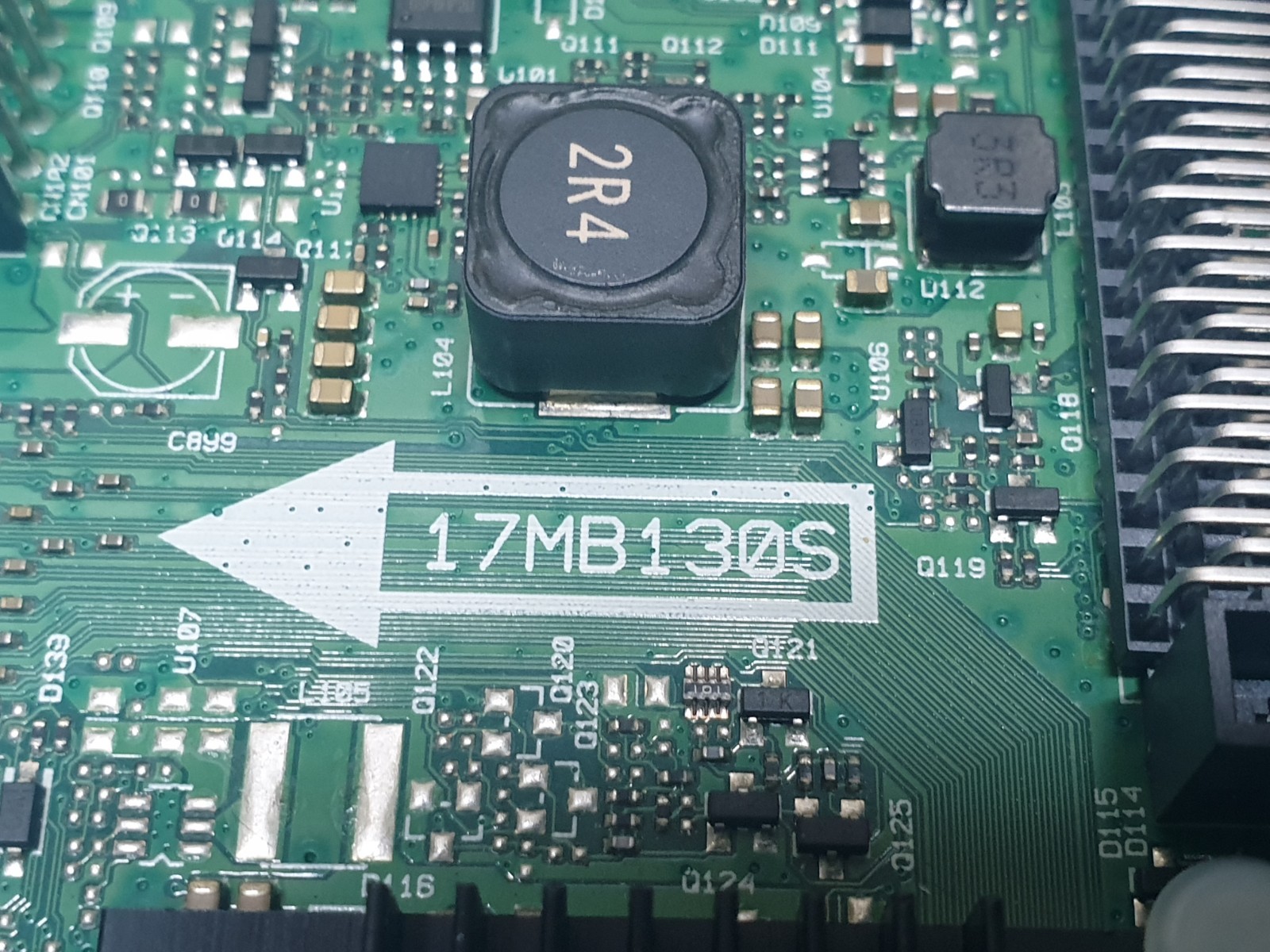 MAIN AV BOARD MB TOSHIBA 43U2963DB 43" LED TV 17MB130S 23594386 SCREEN:LC430EQY - Image 2
