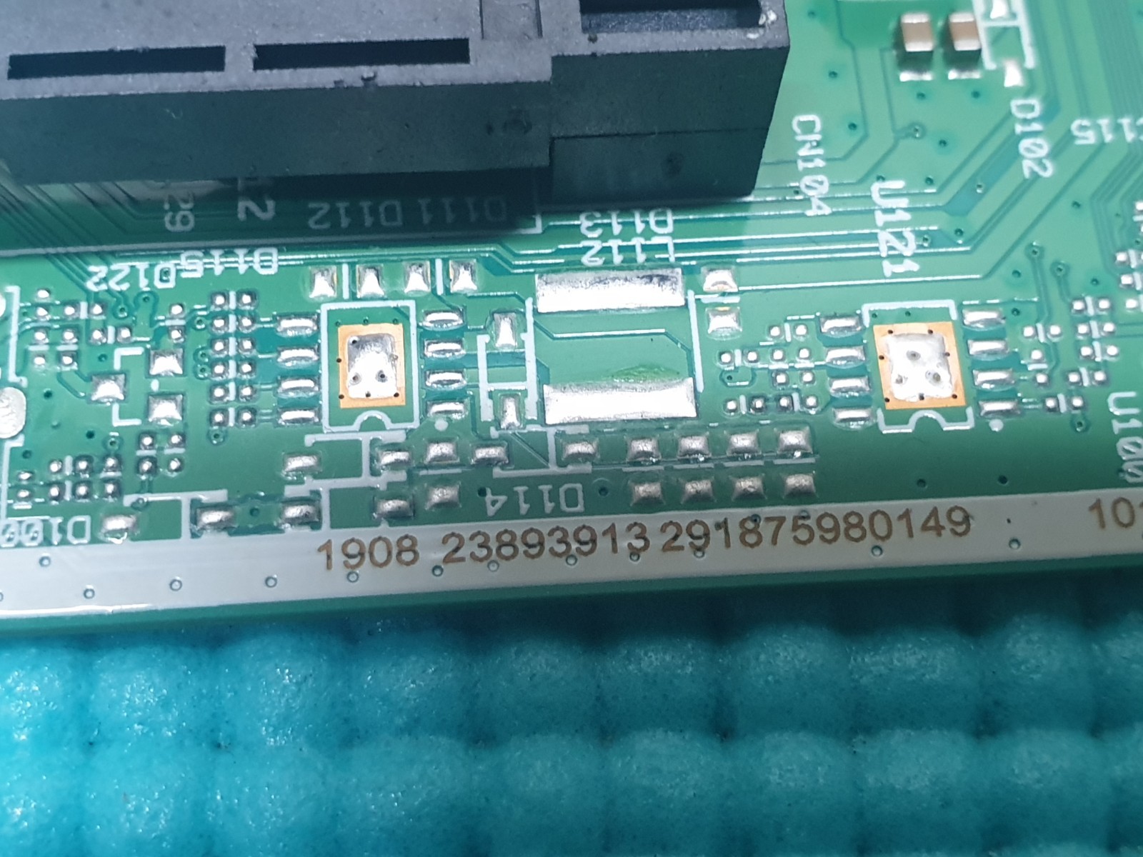 MAIN AV BOARD MB TOSHIBA 55UF3D53DB LED TV 17MB180E 23893913 SCREEN:PT550GT01 - Image 3