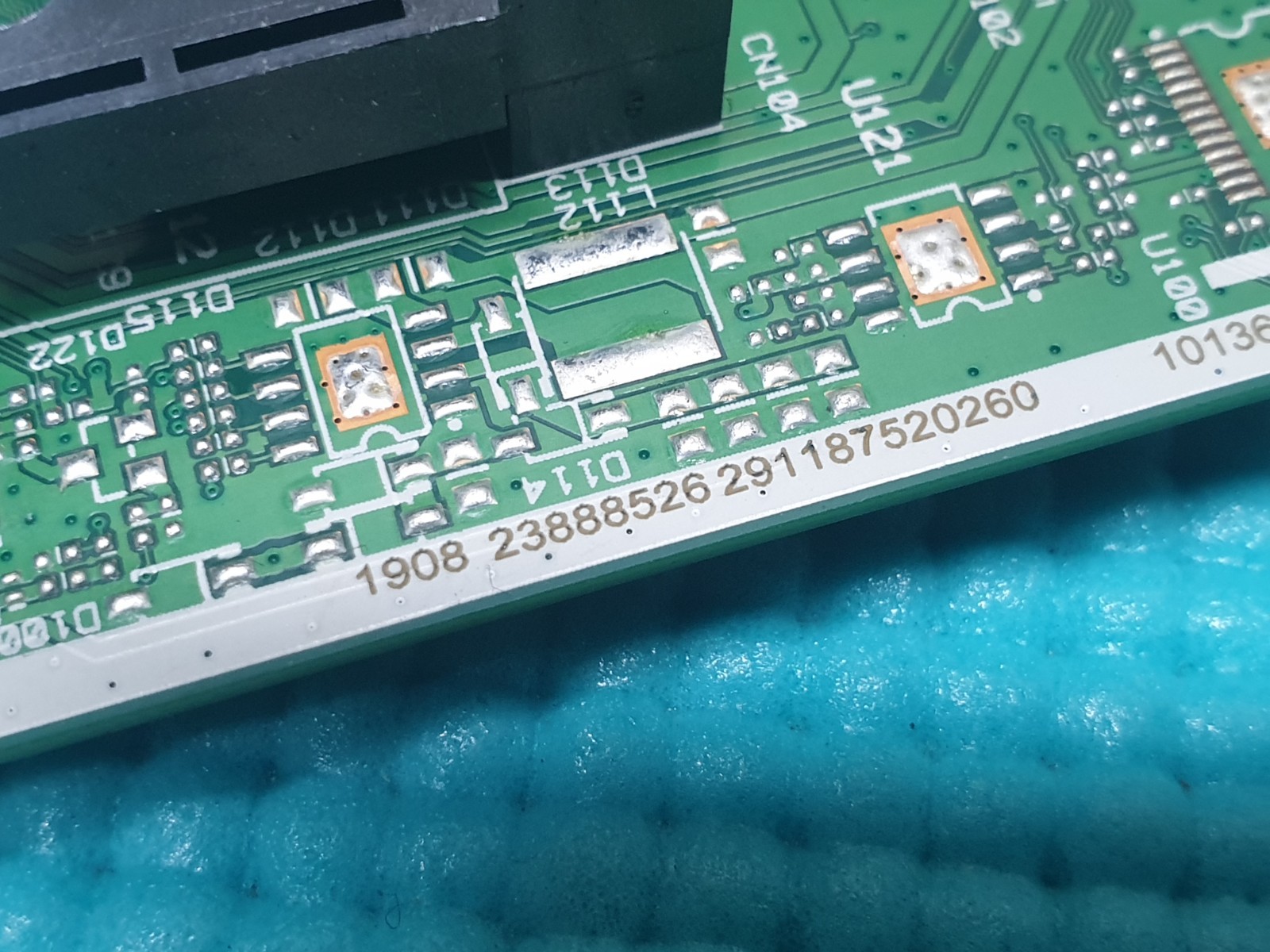 MAIN AV BOARD MB TOSHIBA 43UF3D53DB LED TV 17MB180E 23888526 SCREEN:T430QVN03 - Image 3