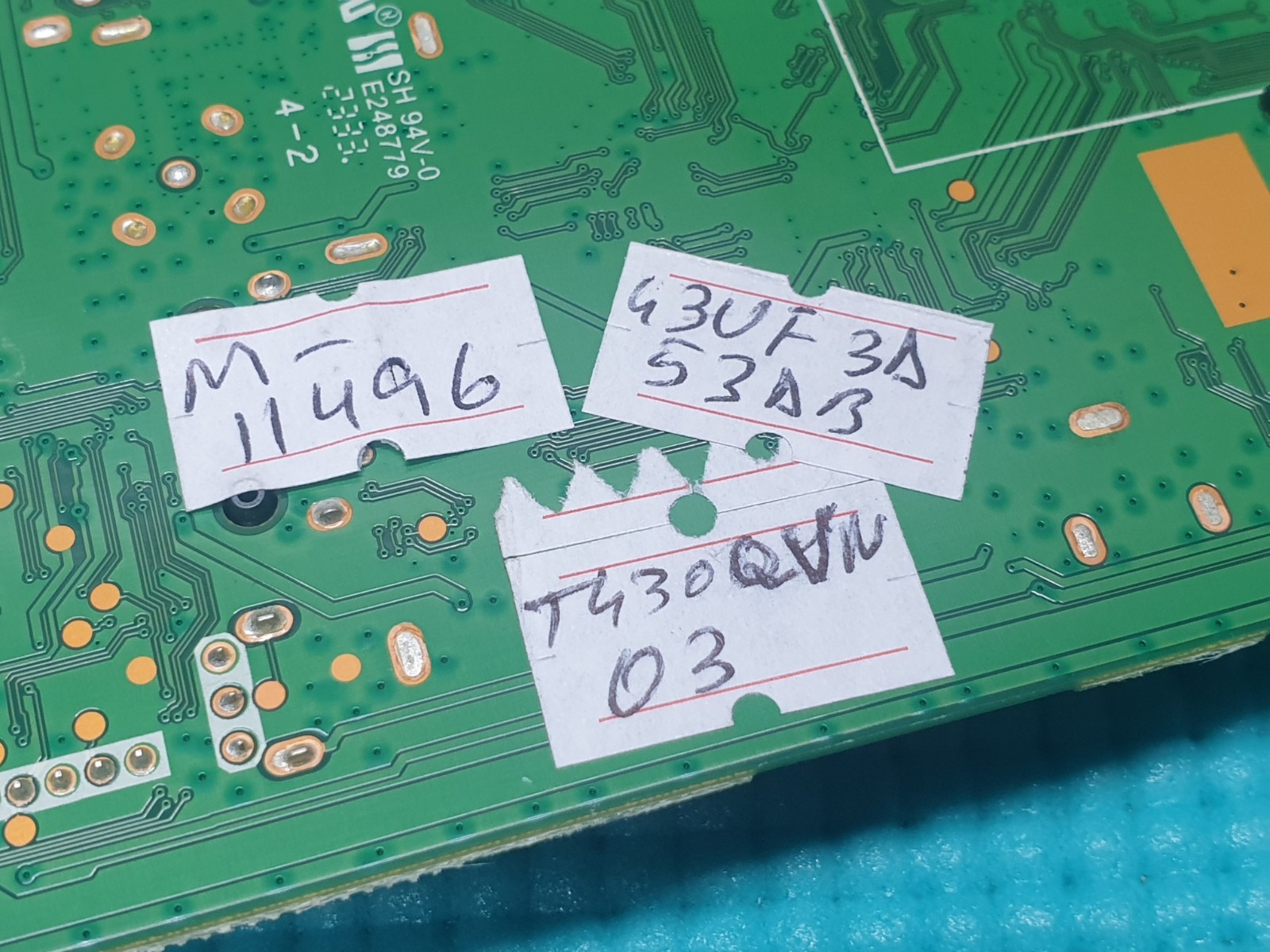 MAIN AV BOARD MB TOSHIBA 43UF3D53DB LED TV 17MB180E 23888526 SCREEN:T430QVN03 - Image 4
