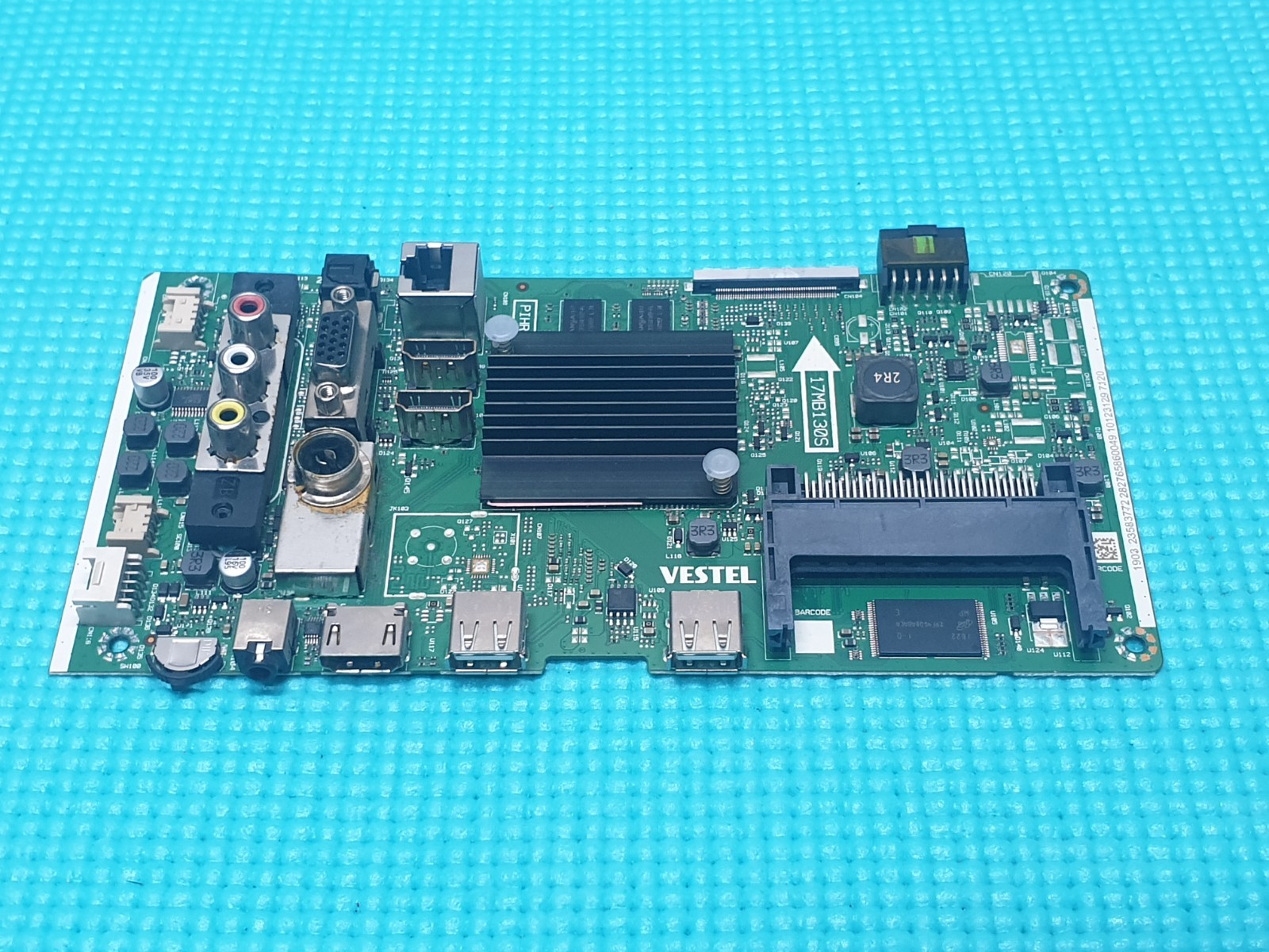 MAIN AV BOARD MB HITACHI 55HL7000U 55" LED TV 17MB130S 23583772 SCREEN:LC550EQY