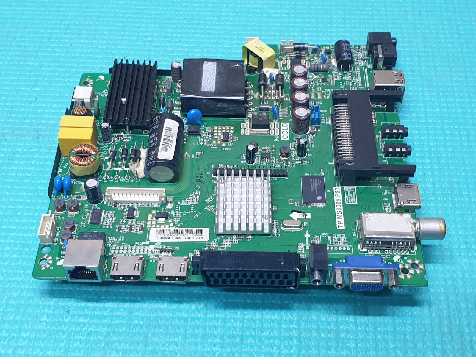 MAIN AV BOARD MB BLAUPUNKT 40/133Z-WB 40" LED TV TP.MS6308.P83 SCREEN:LSC400HN01
