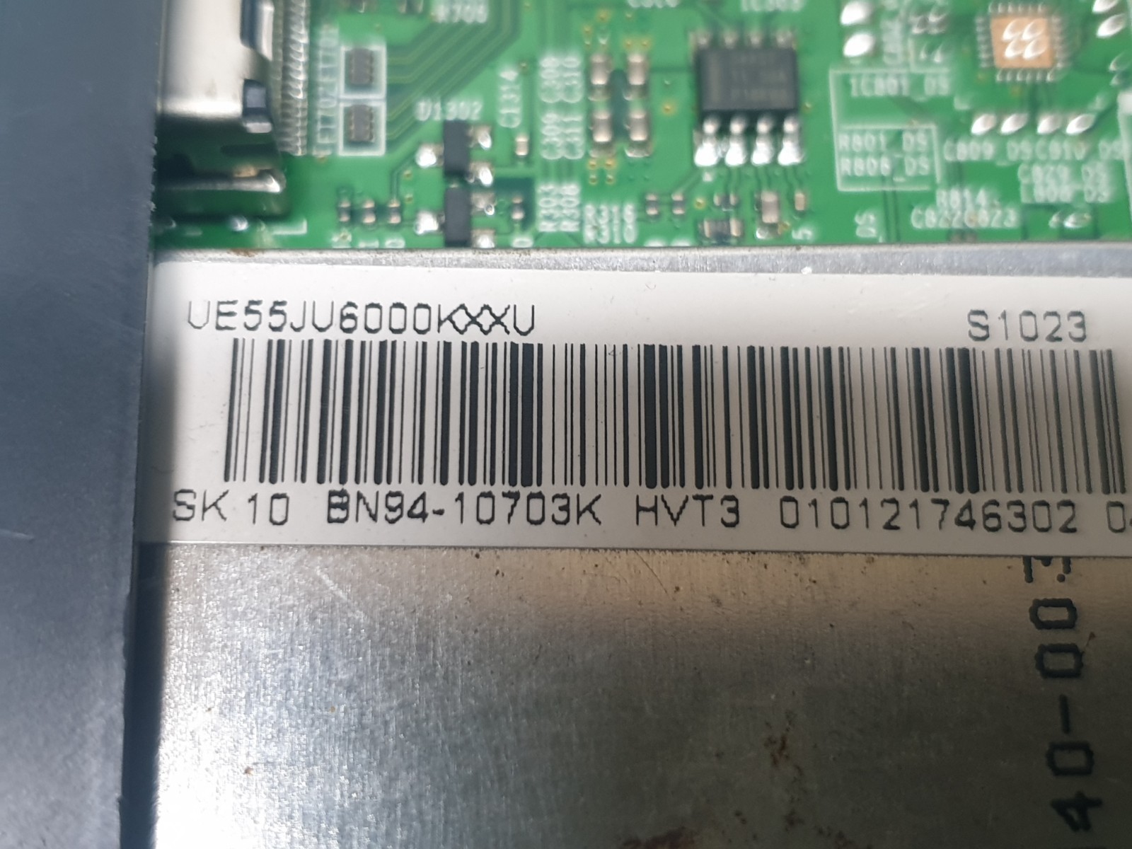 MAIN AV BOARD MB SAMSUNG UE55JU6000K TV BN41-02443A BN94-10703K SCREEN:HV550QUB - Image 3